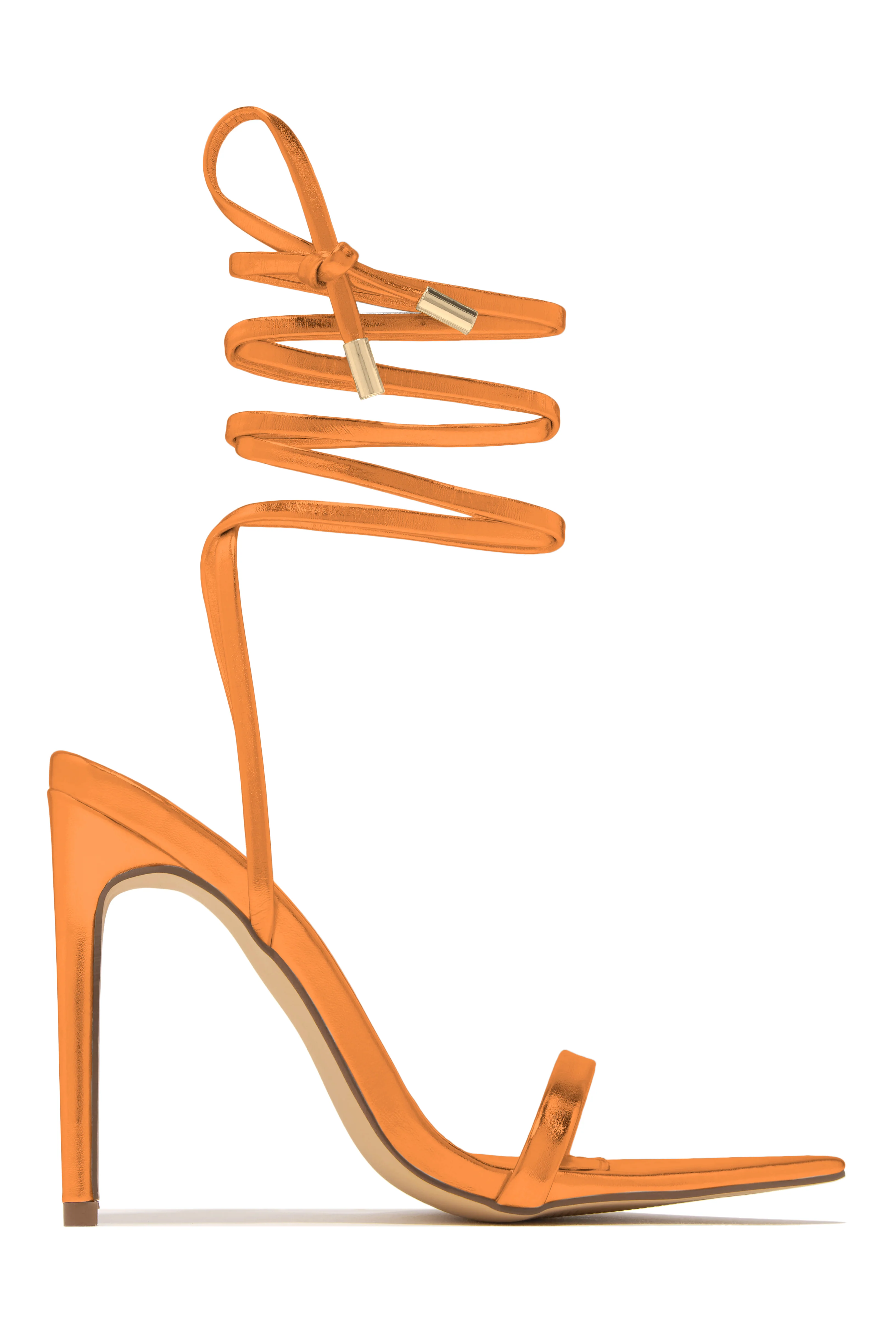 Into The Night Lace Up High Heels - Blue - Image 8