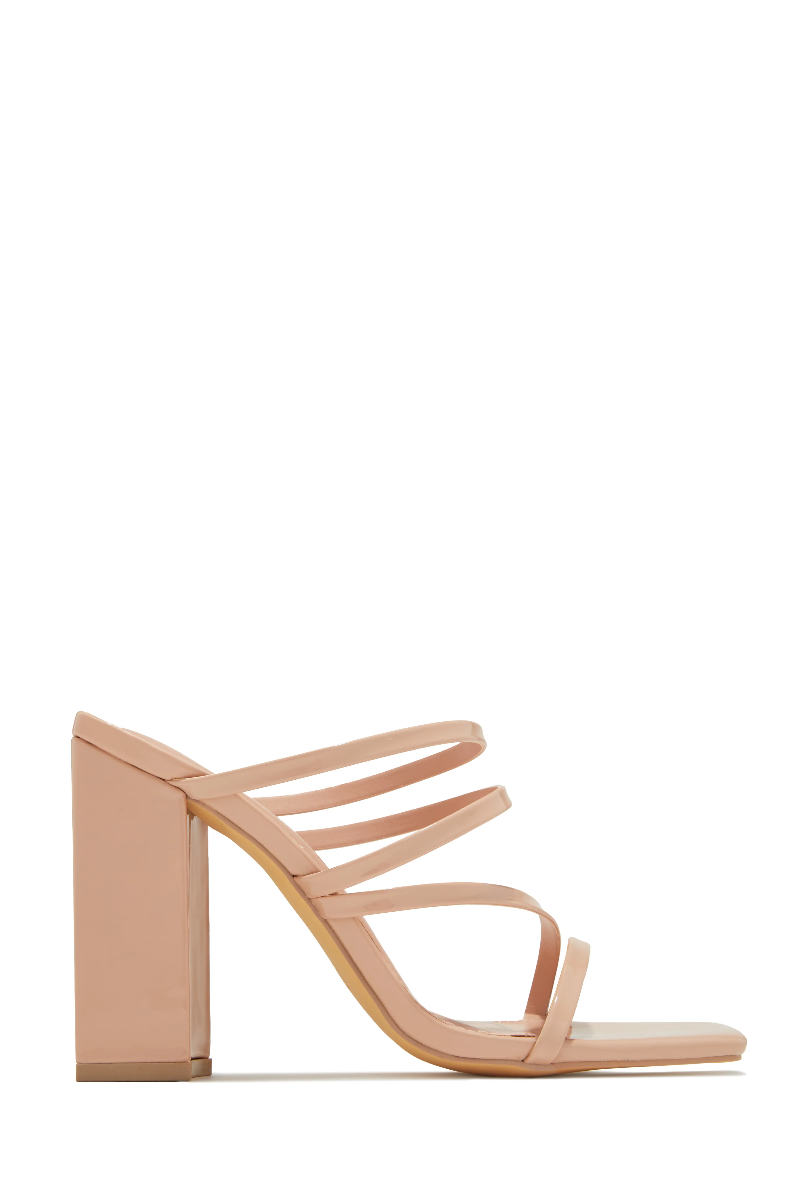 Jaziel Block Heel Mules - Orange - Image 9