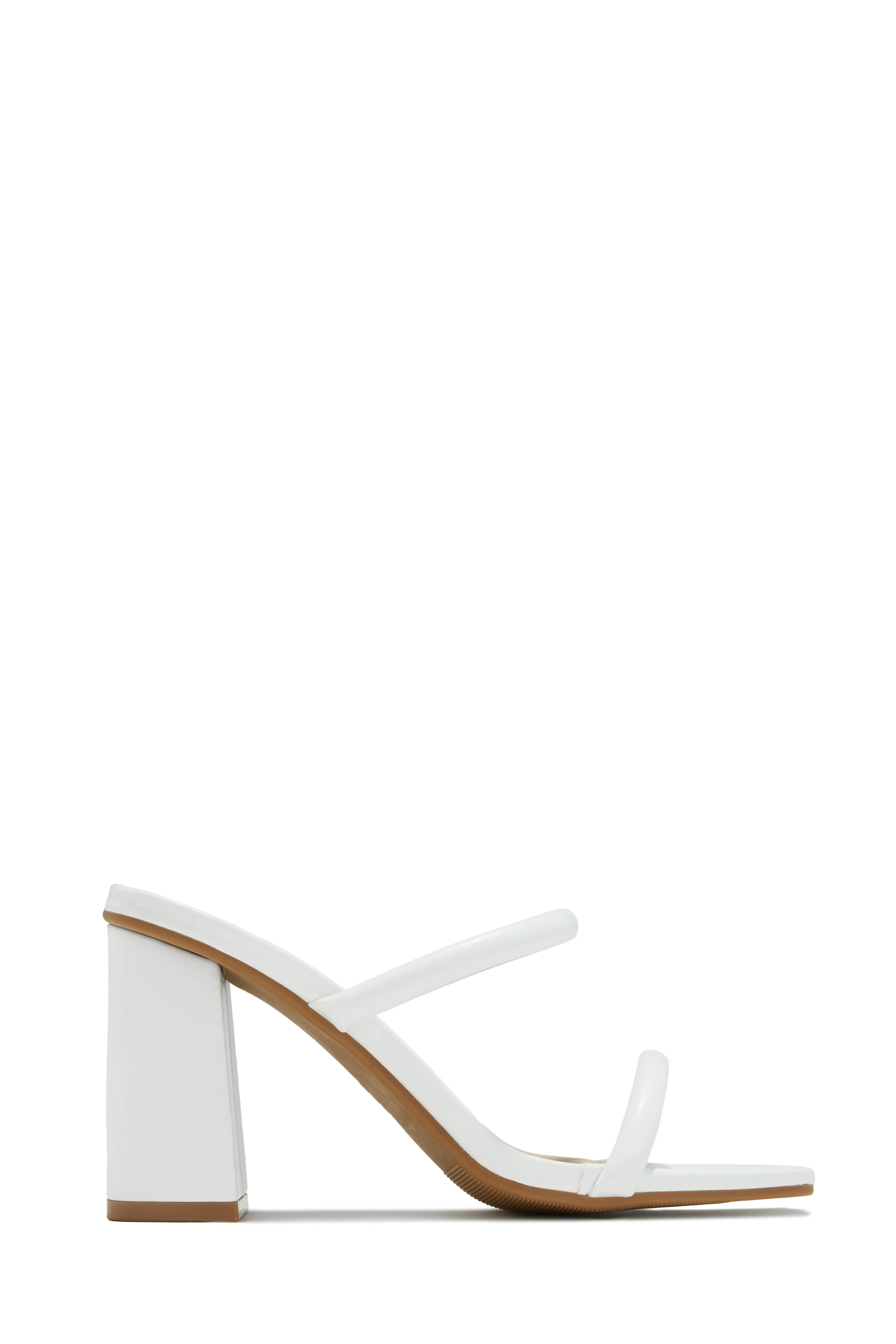 Jenna Block Heel Mules - Beige Croc - Image 13