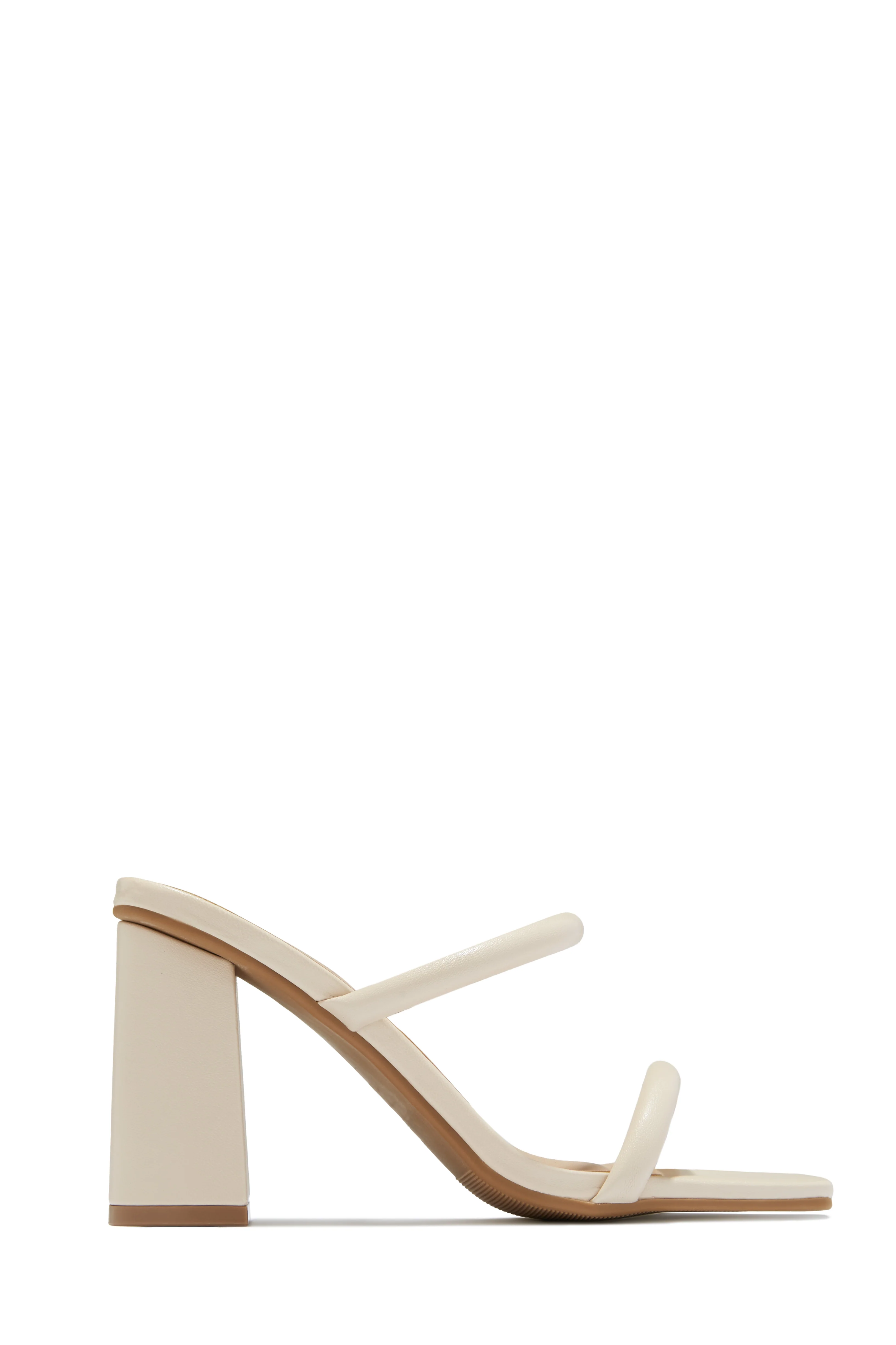 Jenna Block Heel Mules - Black - Image 9