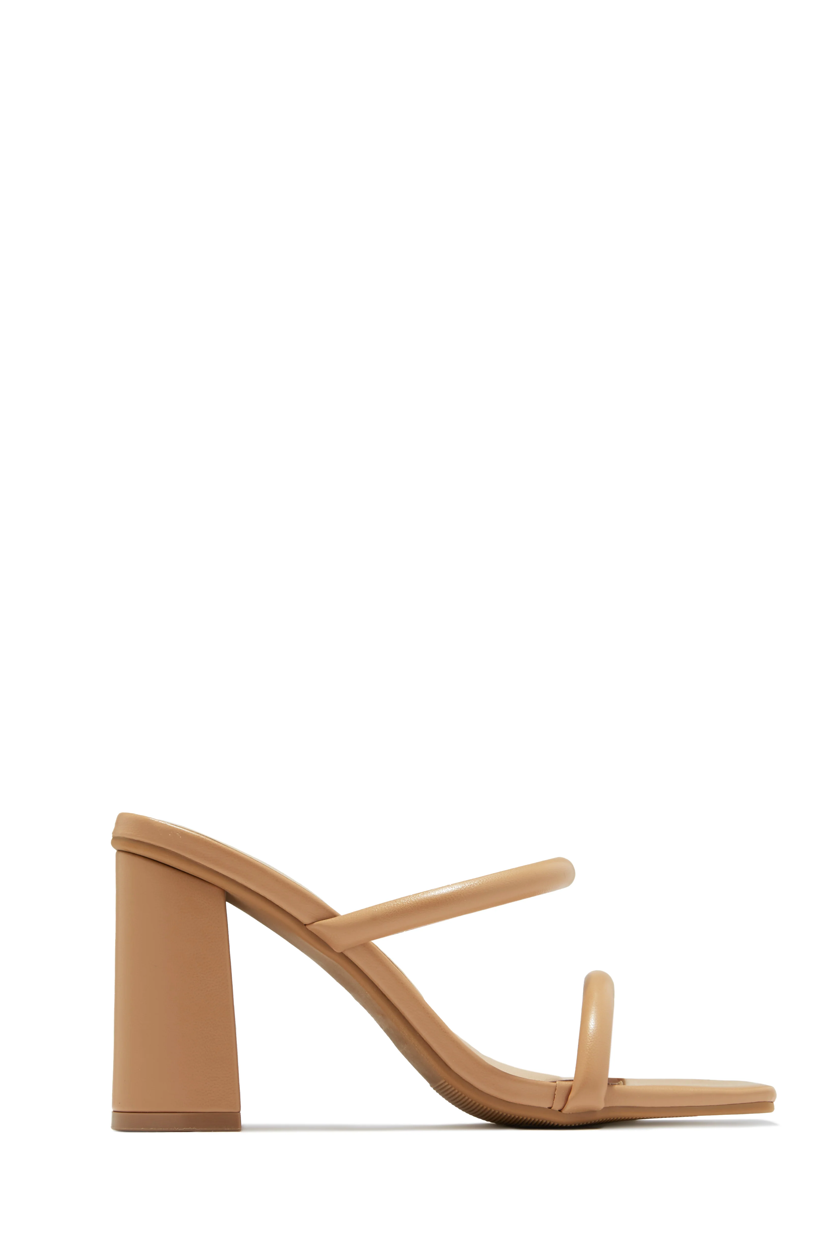 Jenna Block Heel Mules - Ivory - Image 8