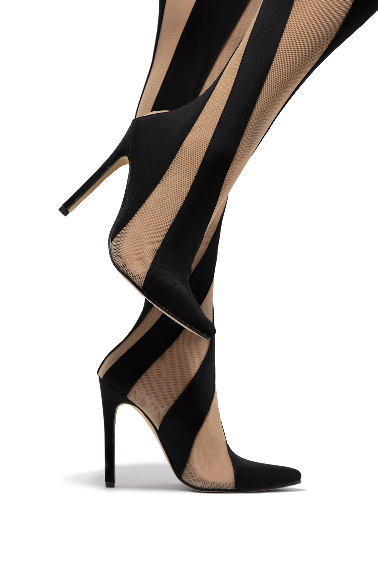 Jenner Over The Knee Heel Boots - Black - Image 11