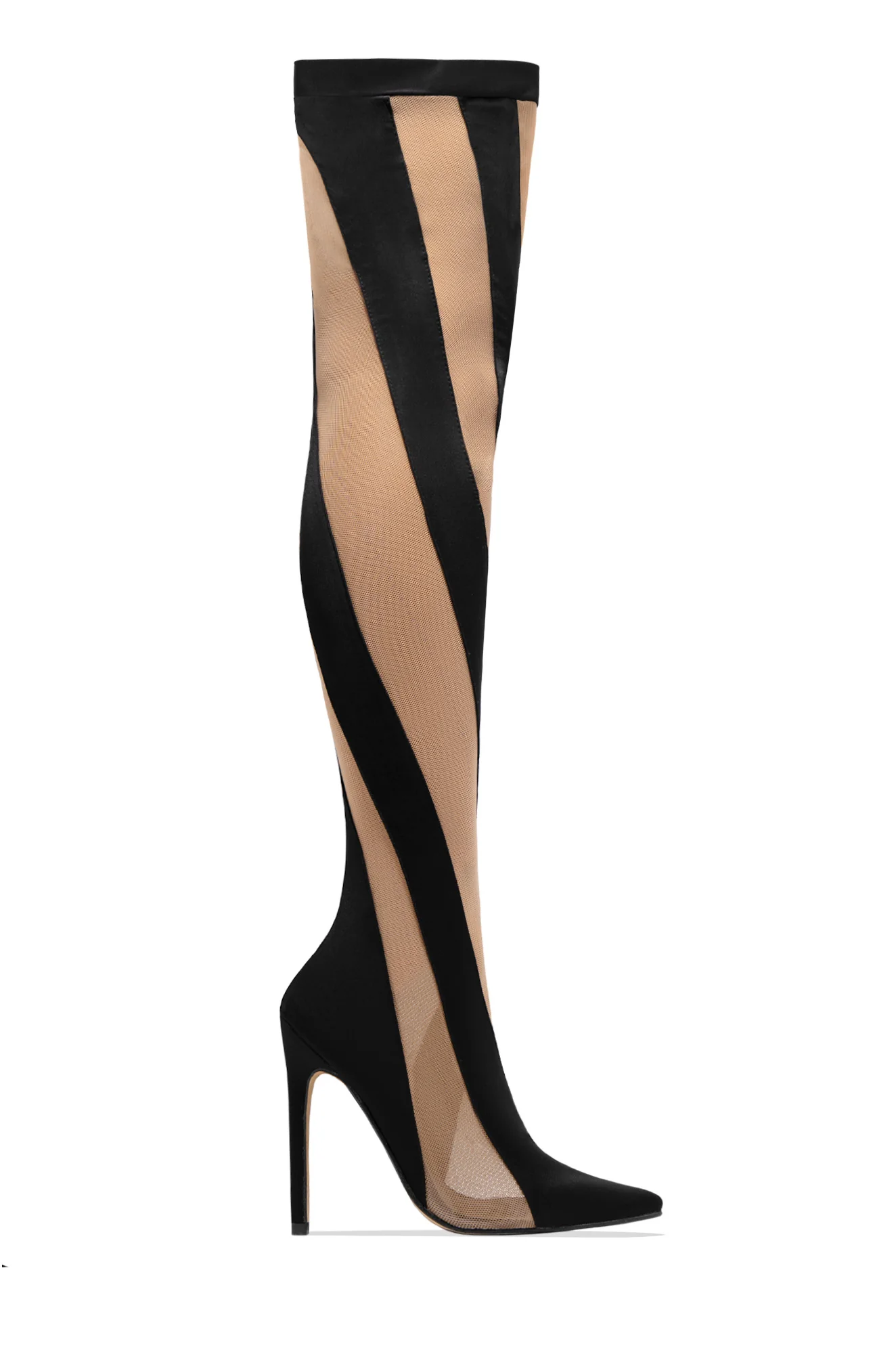 Jenner Over The Knee Heel Boots - Black - Image 14