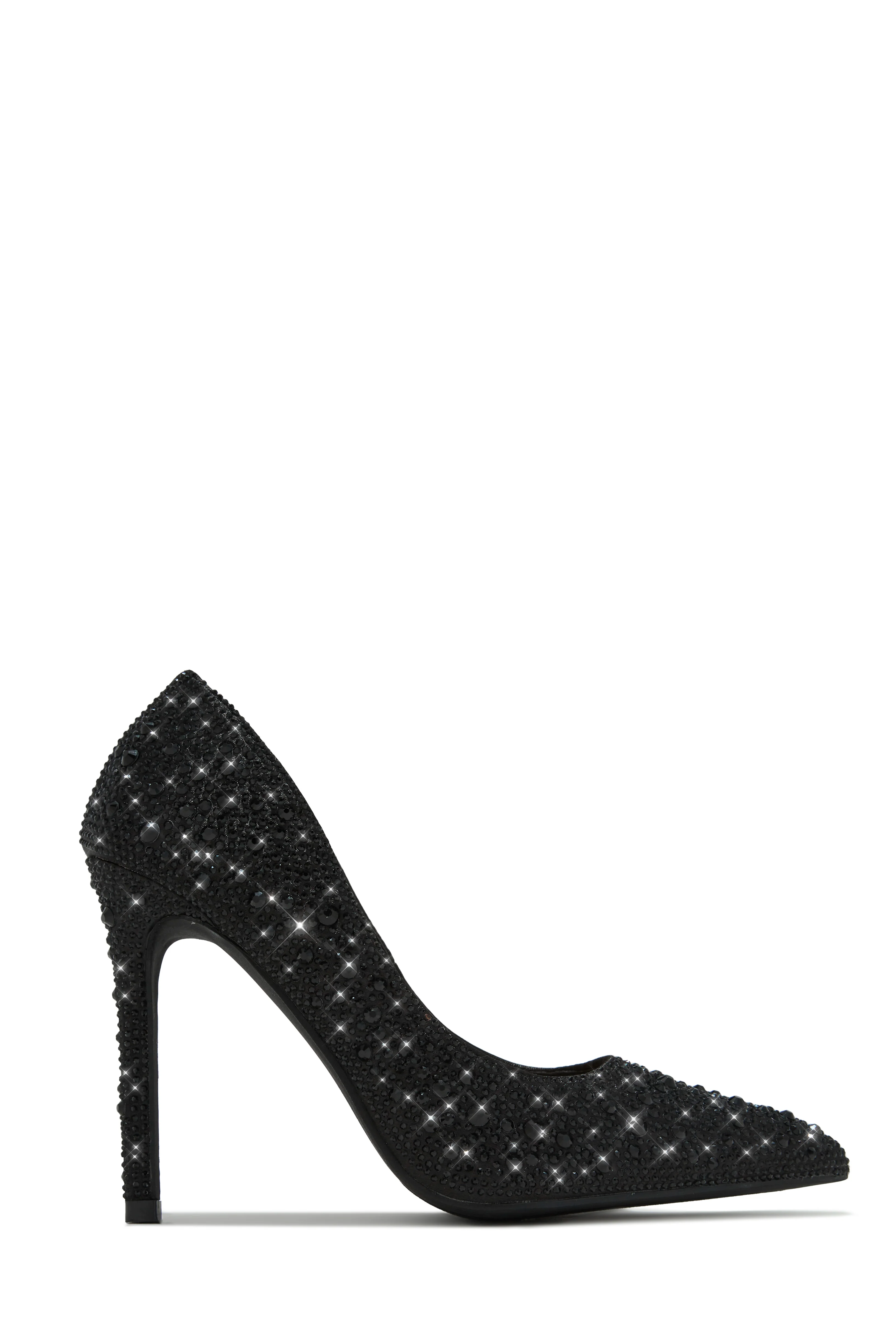 Kelly Embellished High Heel Pumps - Silver - Image 6