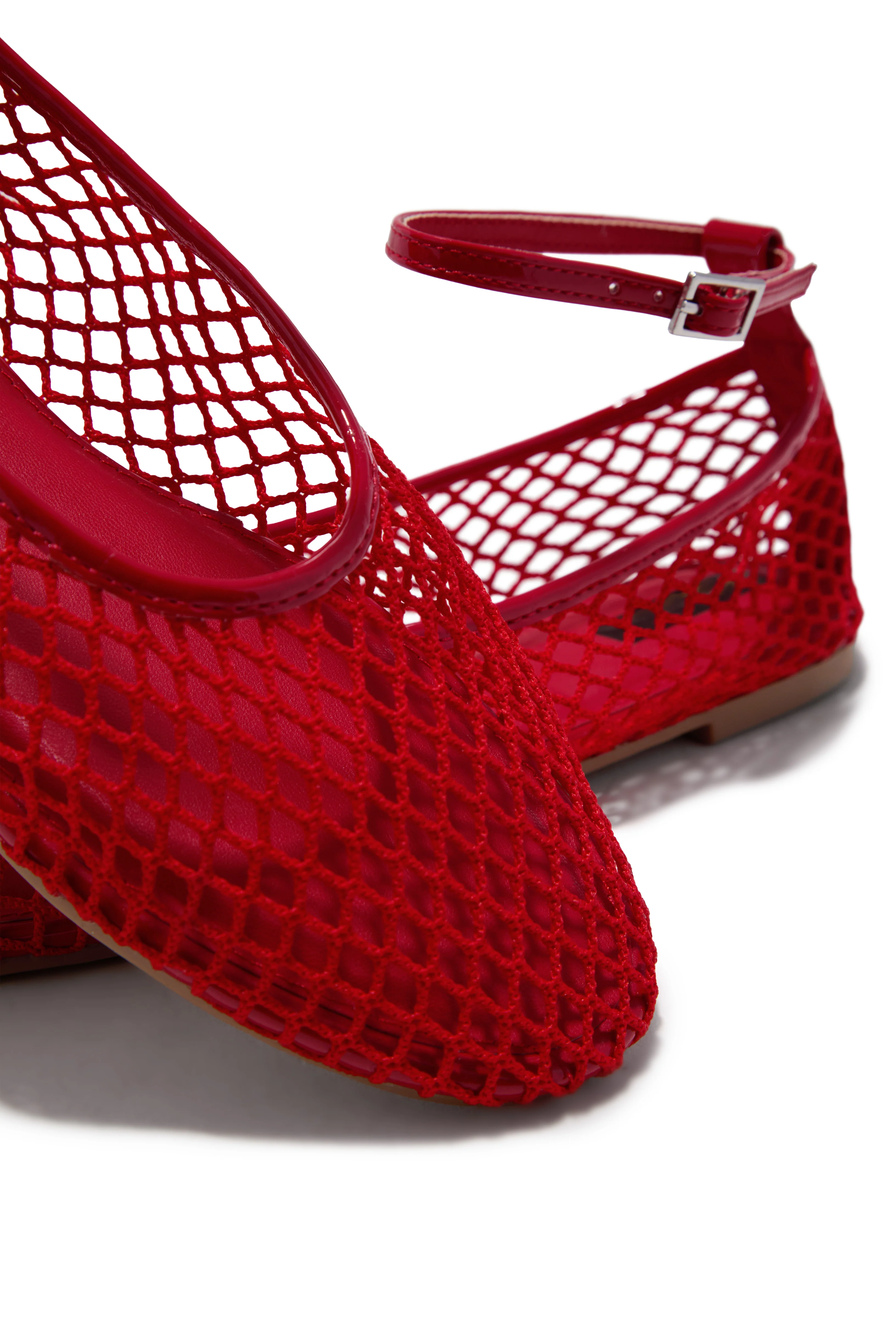 Kenley Mesh Flats - Red - Image 3