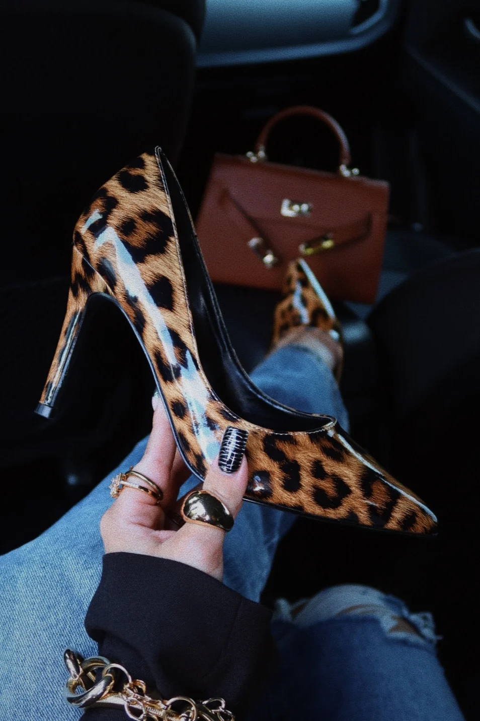 Kylan Heel Pumps - Leopard - Image 3