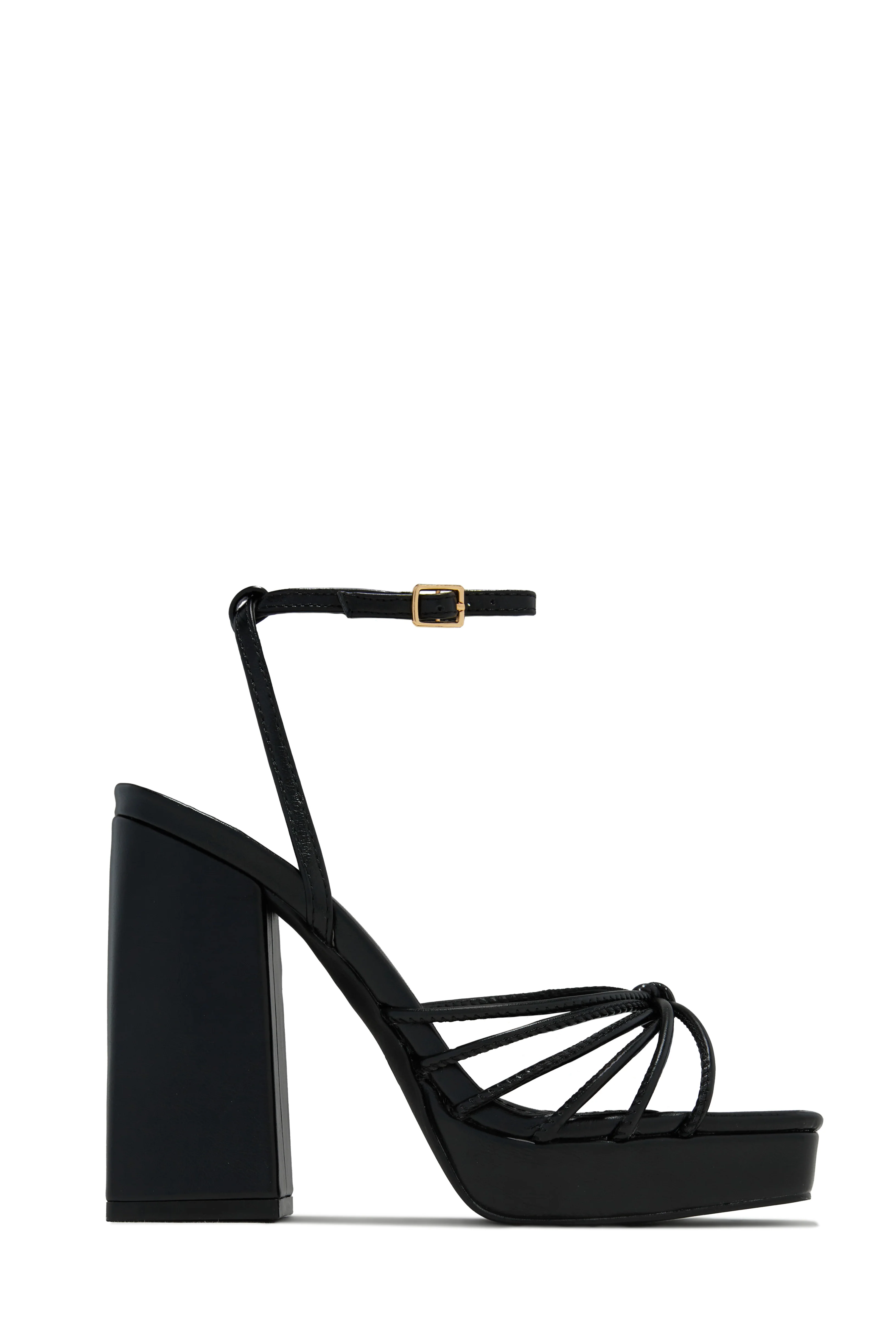 Lelia Platform Block Heels - Silver - Image 6