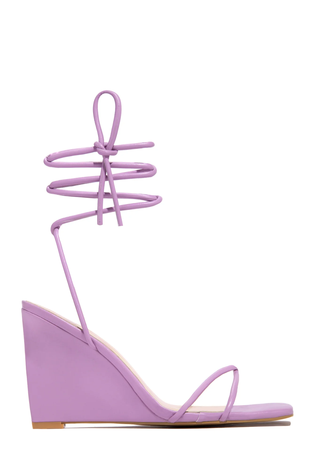 Lilibeth Lace Up Wedges - Snake - Image 7