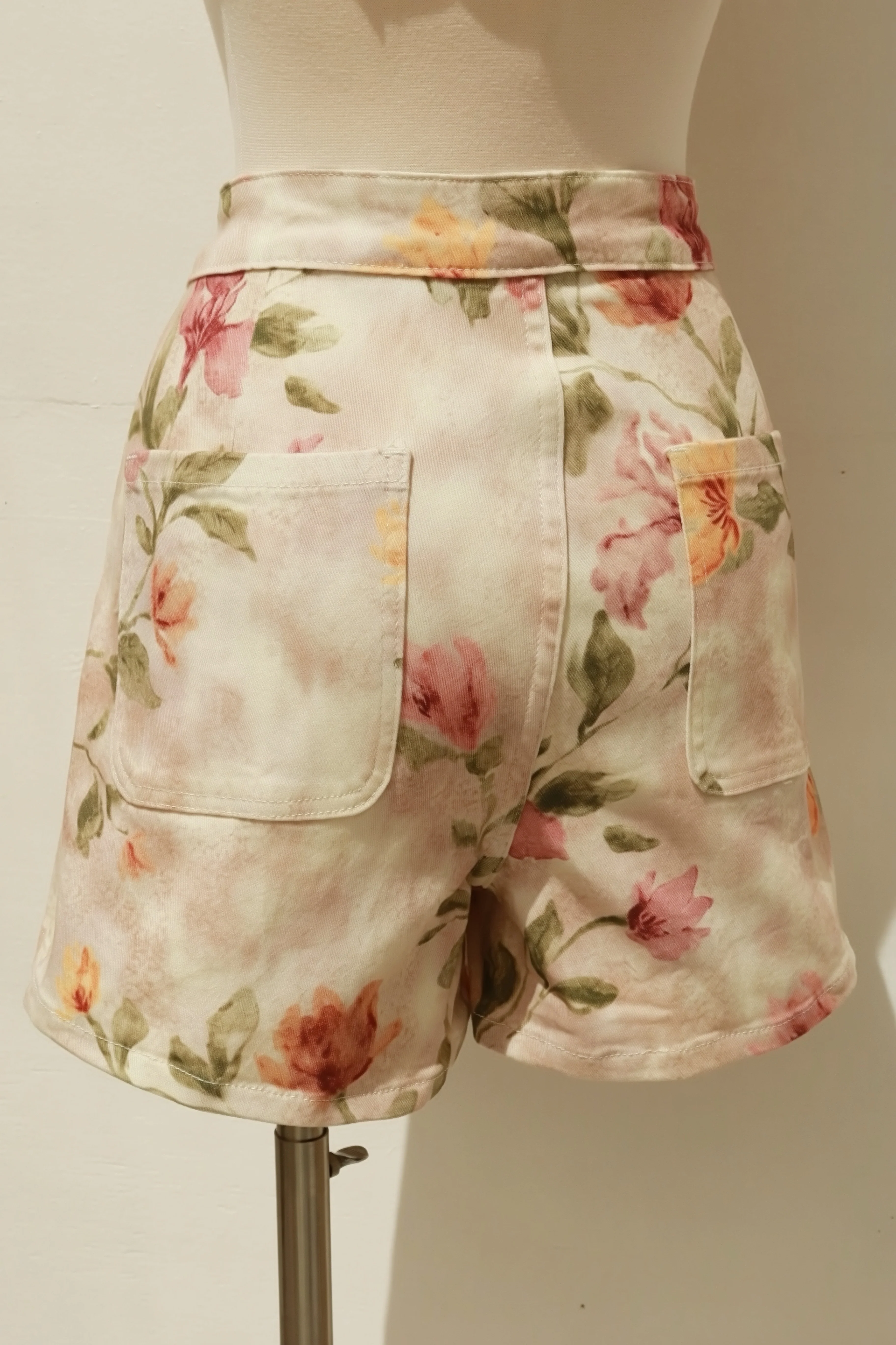 Lily Rose Skort - White Floral - Image 6