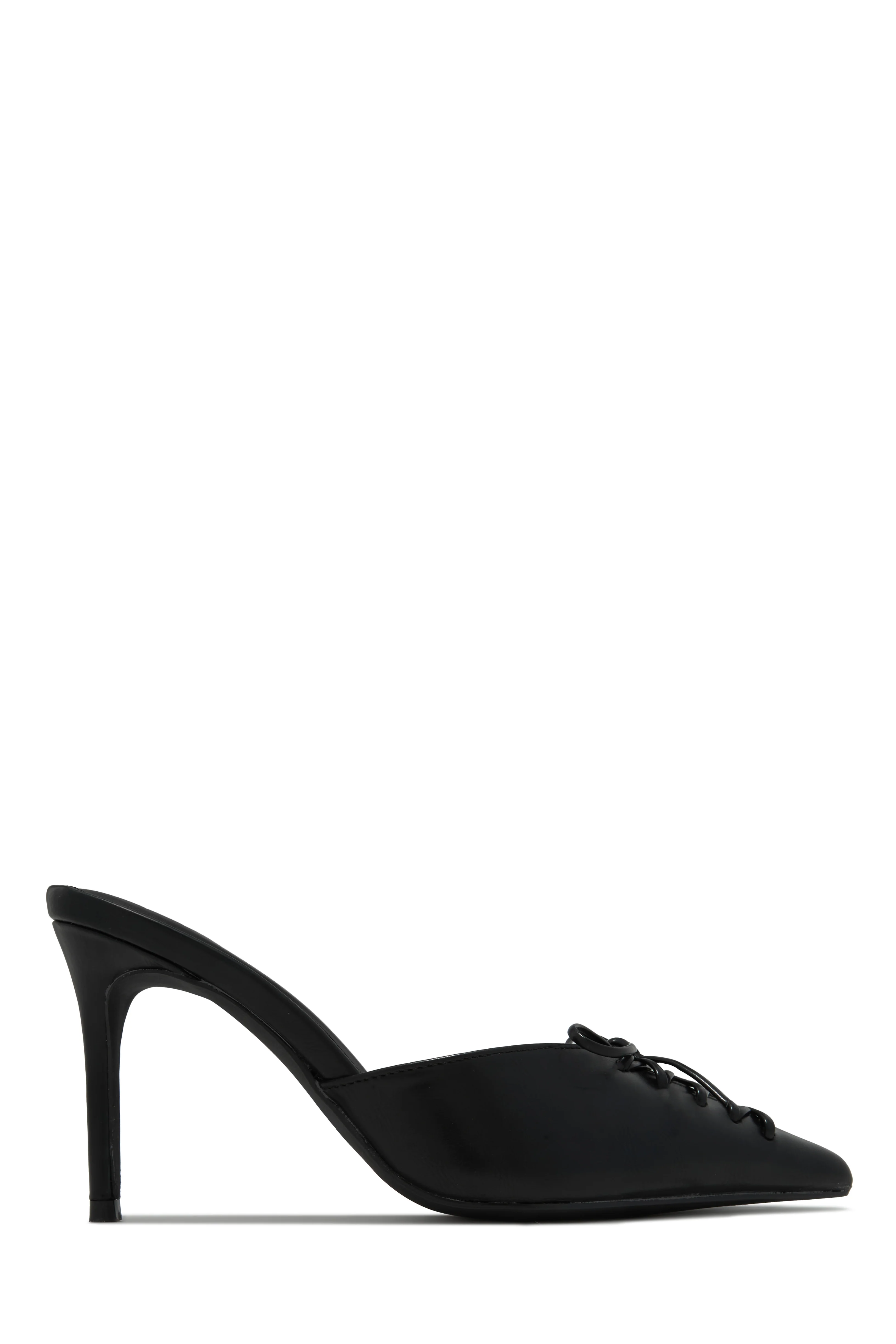 Lina Pump Heel Mules - Red - Image 8