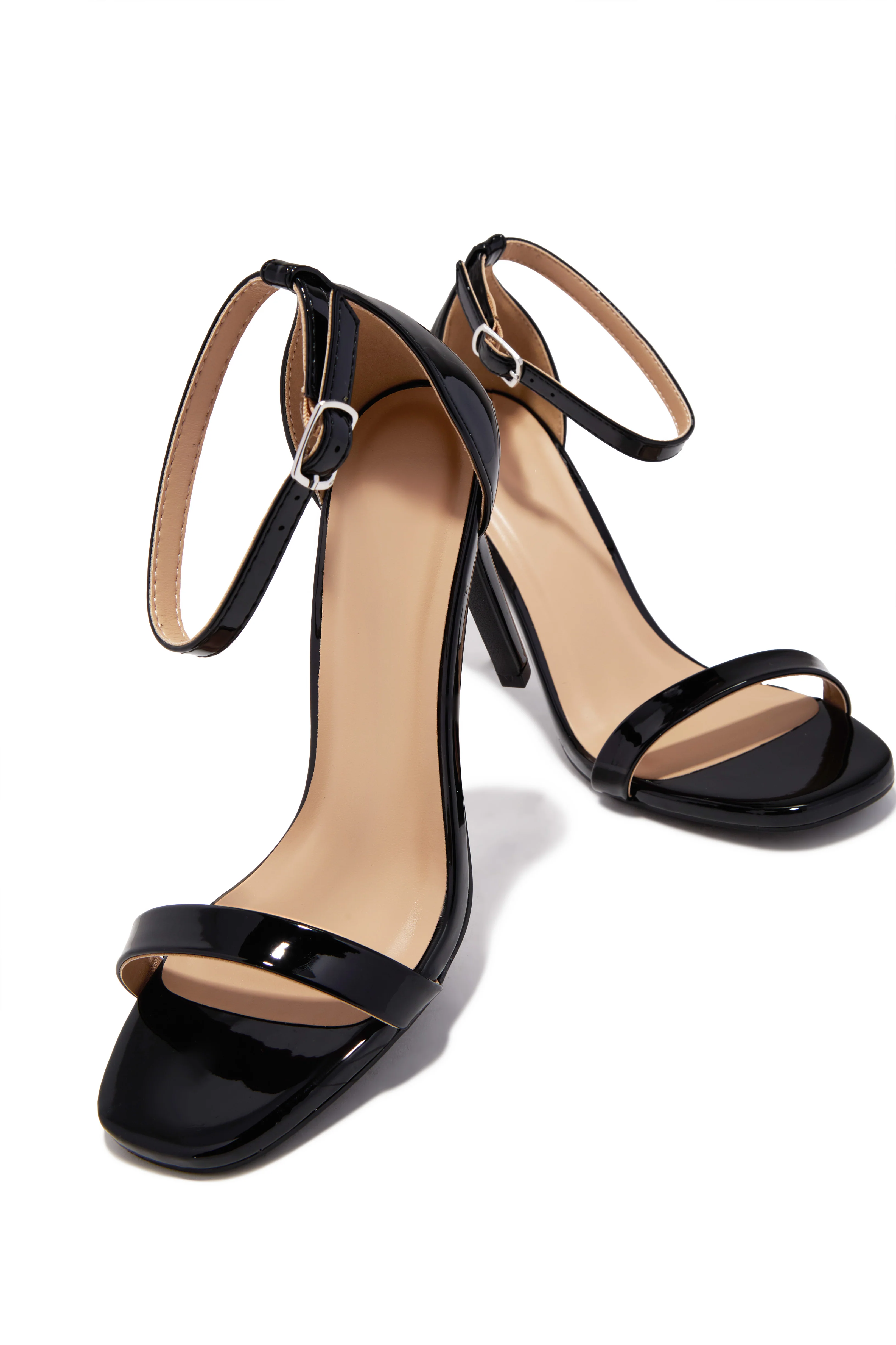 Lucero Single Sole Heels - Black - Image 3