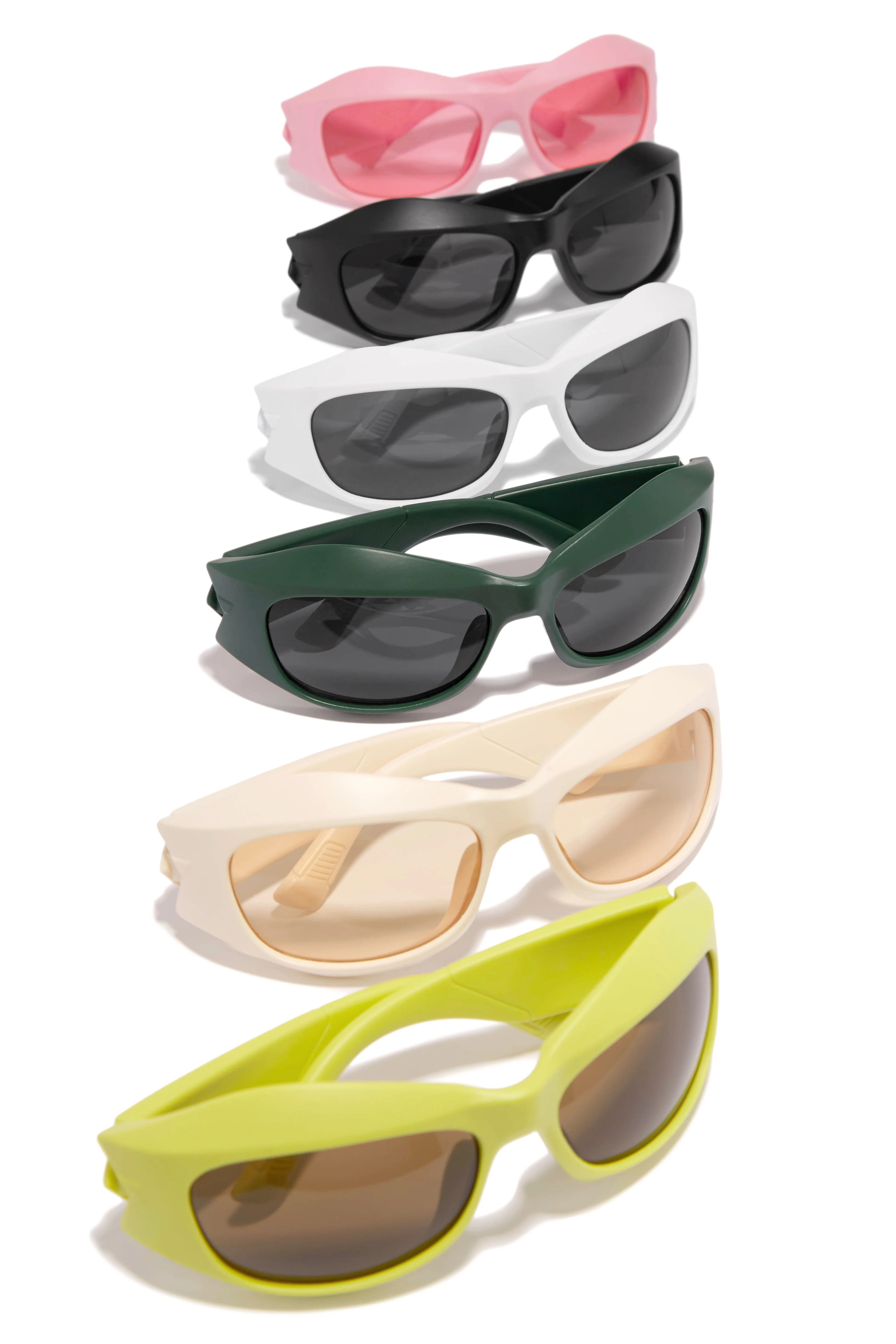Made You Look Matte Frame Sunglasses - Green - Image 4