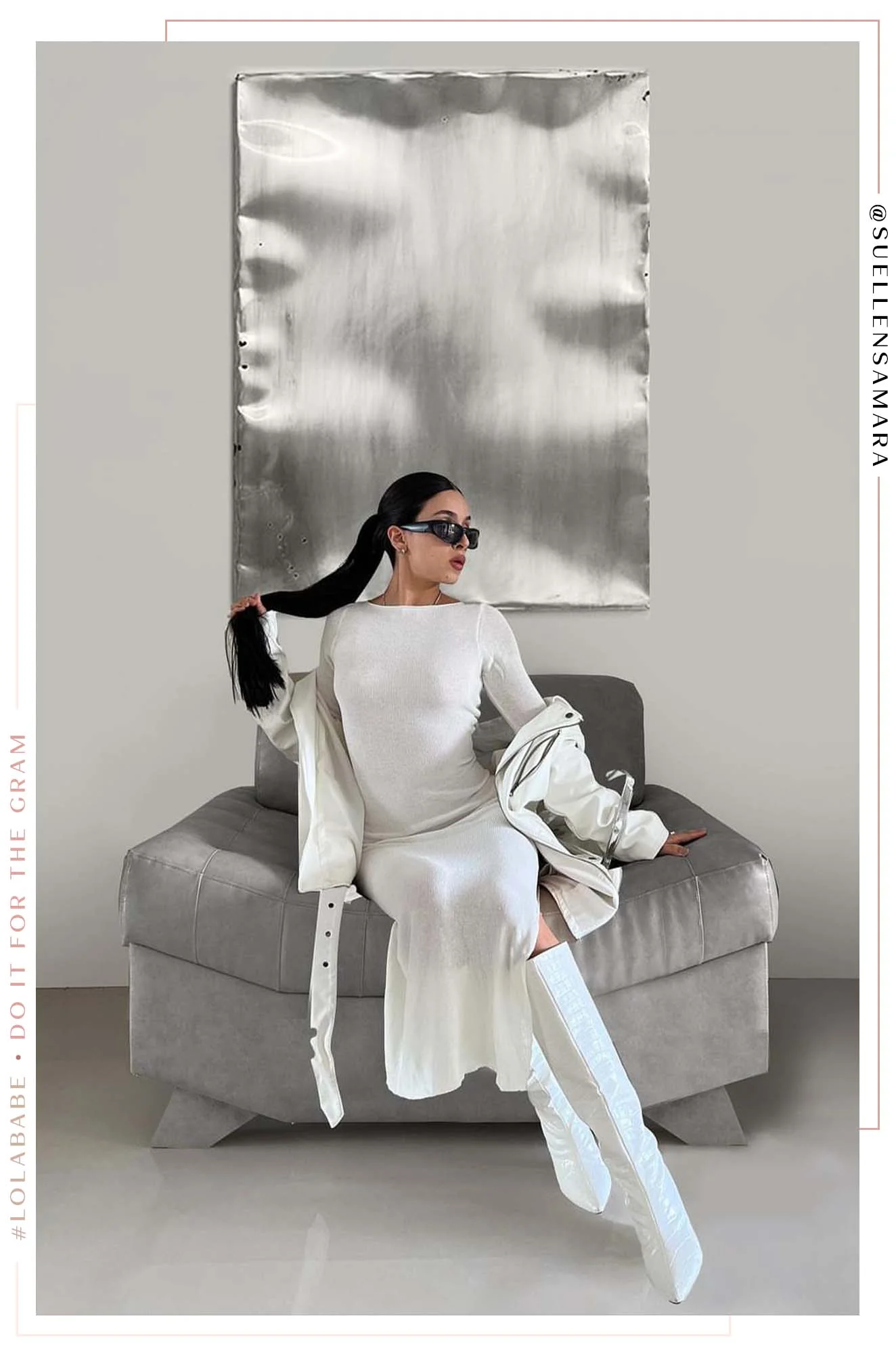 Main Event Knit Maxi Dress - White - Image 10