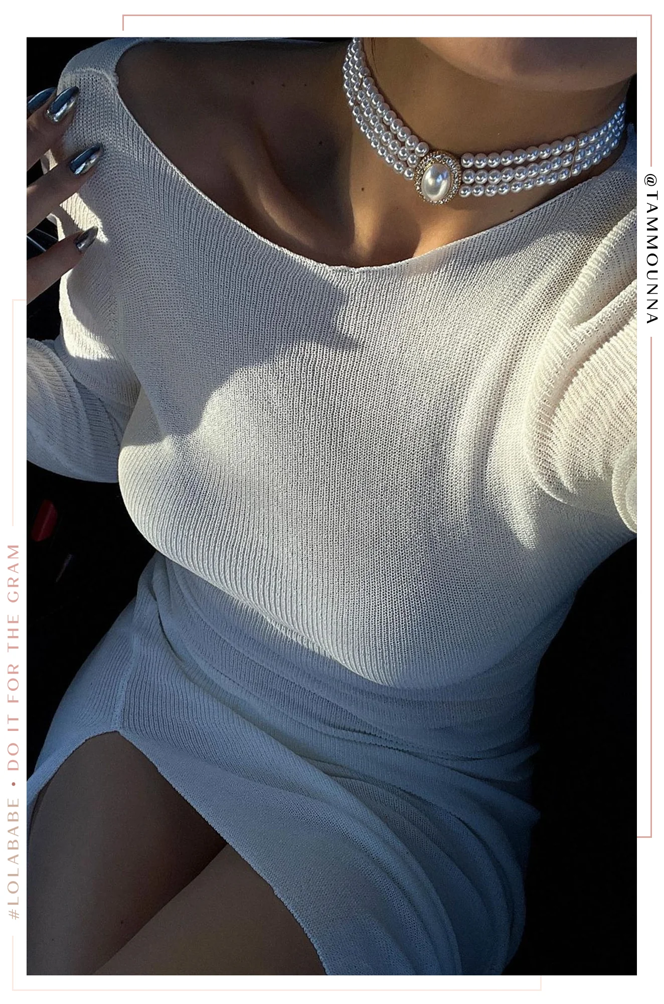 Main Event Knit Maxi Dress - White - Image 20