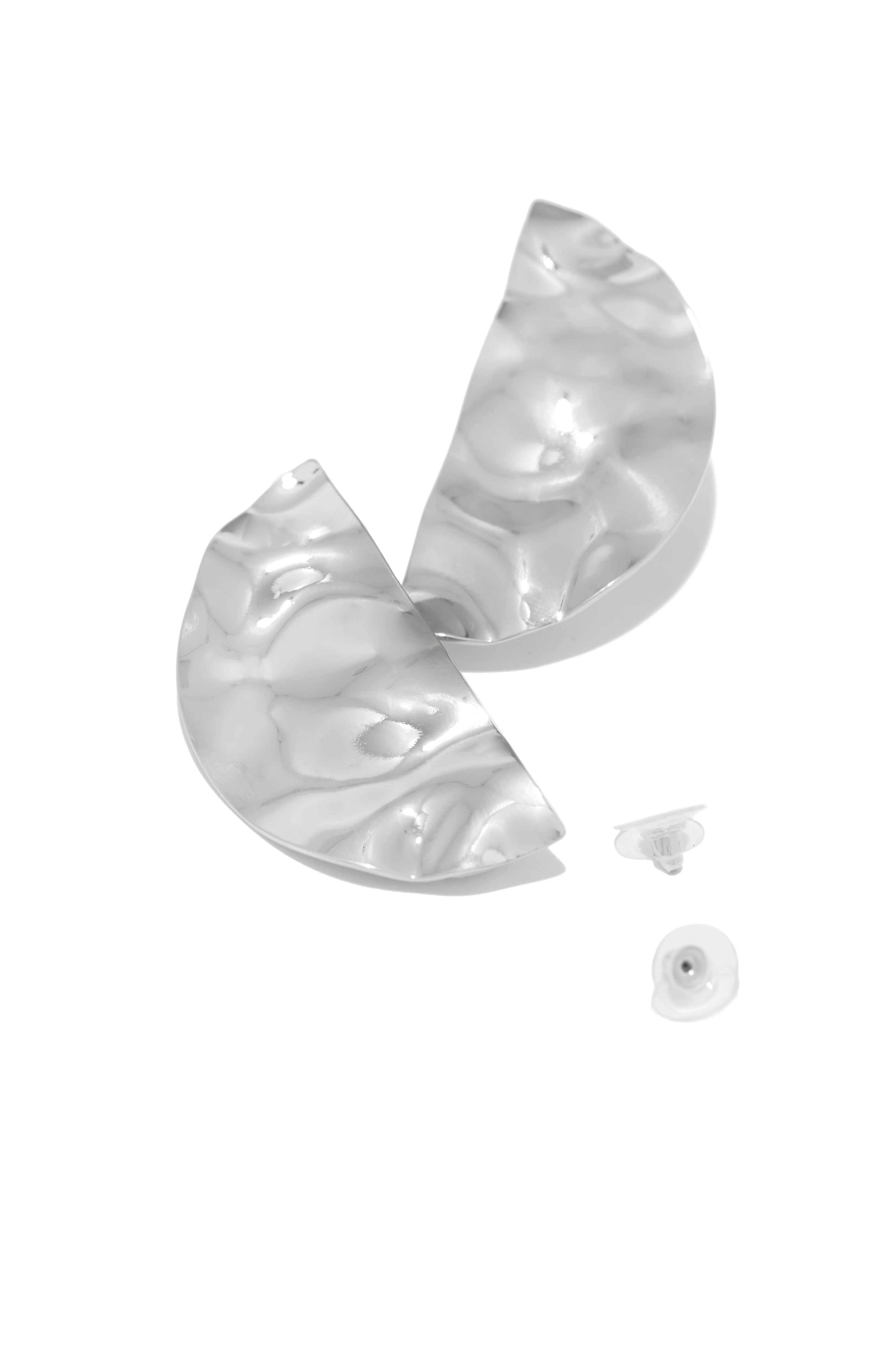 Maryela Statement Earring - Silver - Image 4