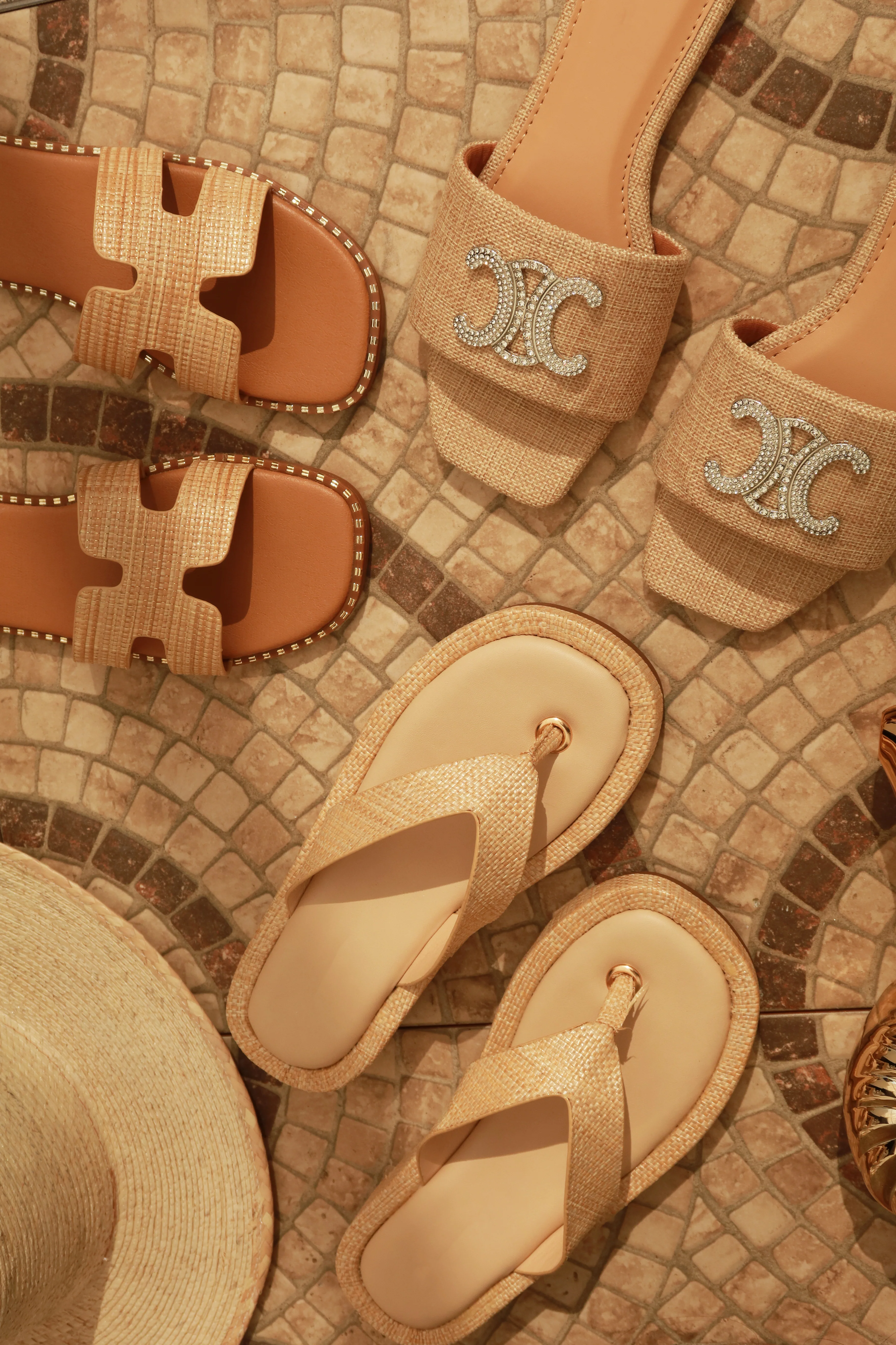 Marysol Platform Wedge Sandals - Raffia - Image 4