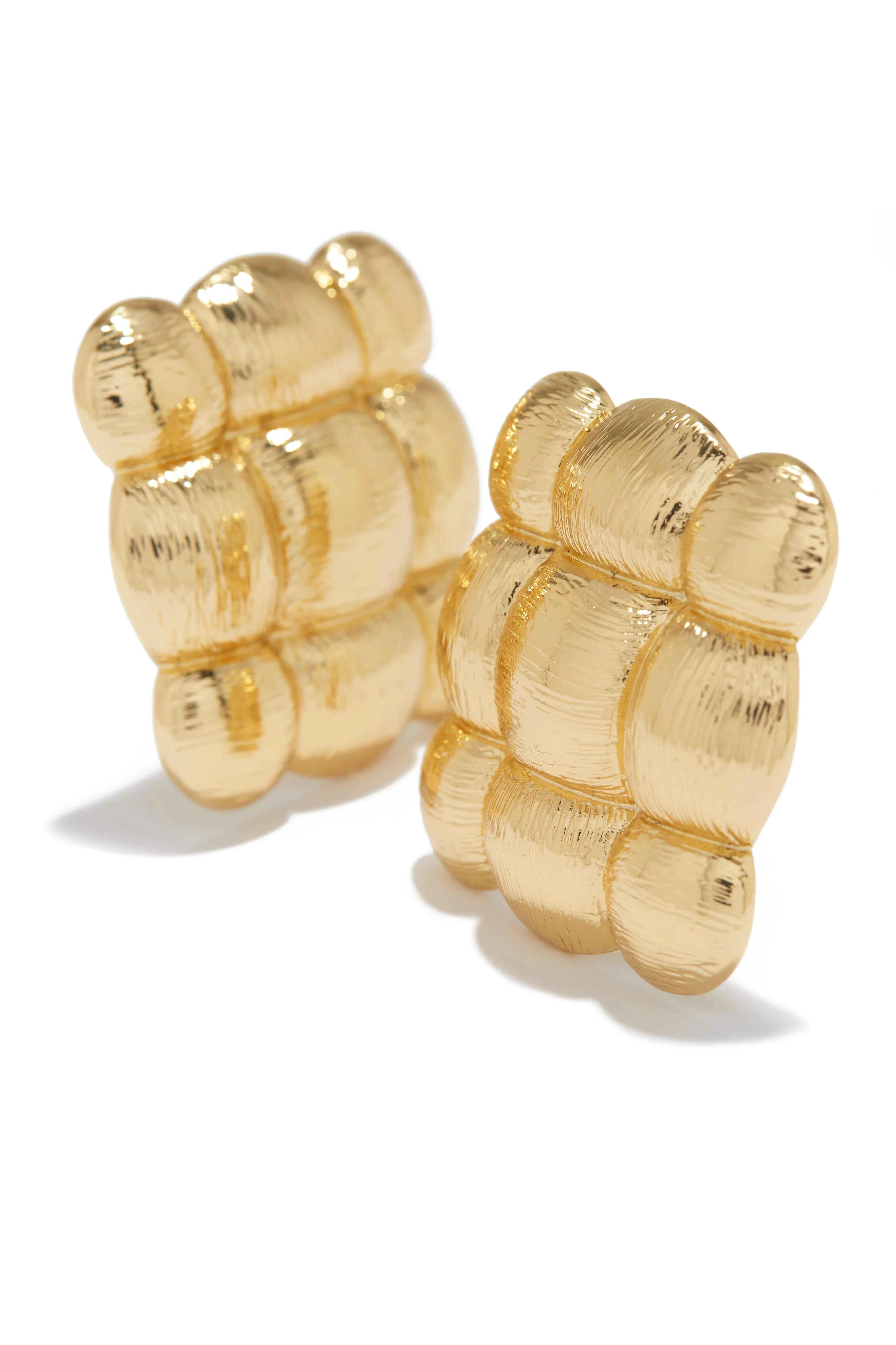 Matea Chunky Statement Earring - Silver - Image 3