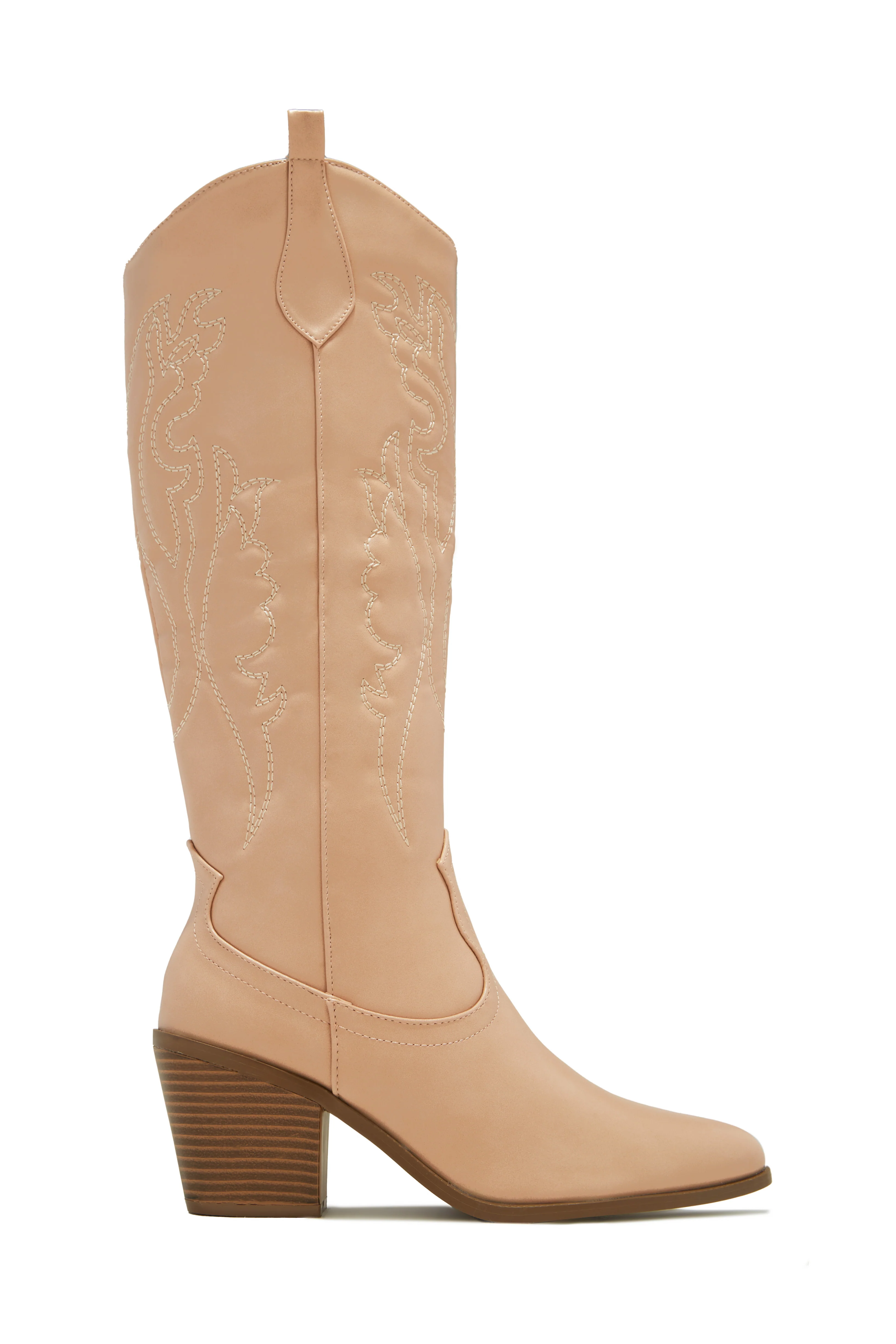 Miller Cowgirl Boots - Nude - Image 7