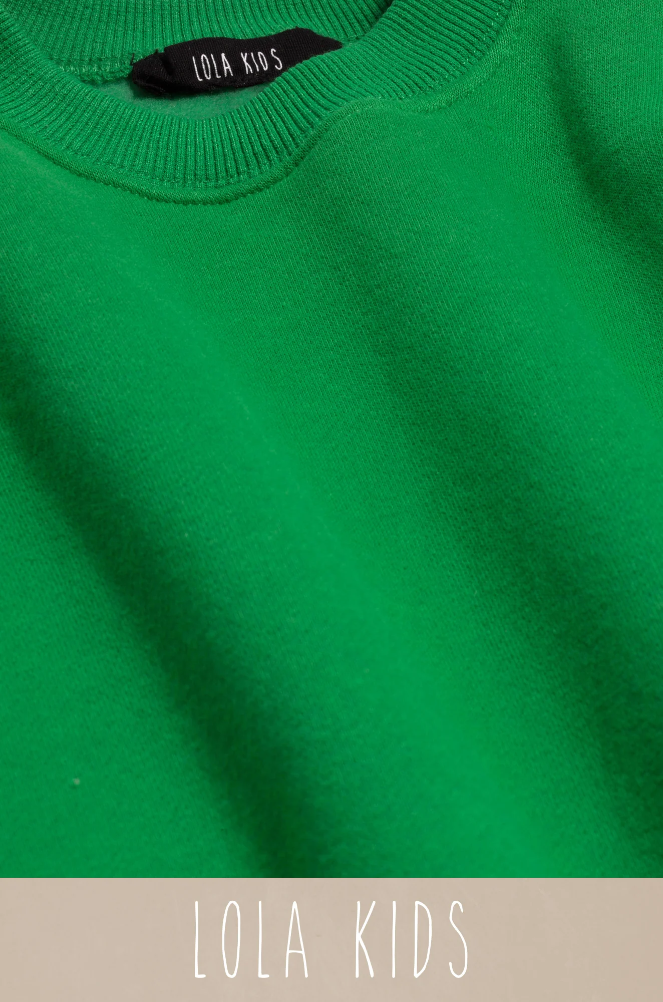 Mini Cozy Feels Kids Crewneck Sweater - Green - Image 3