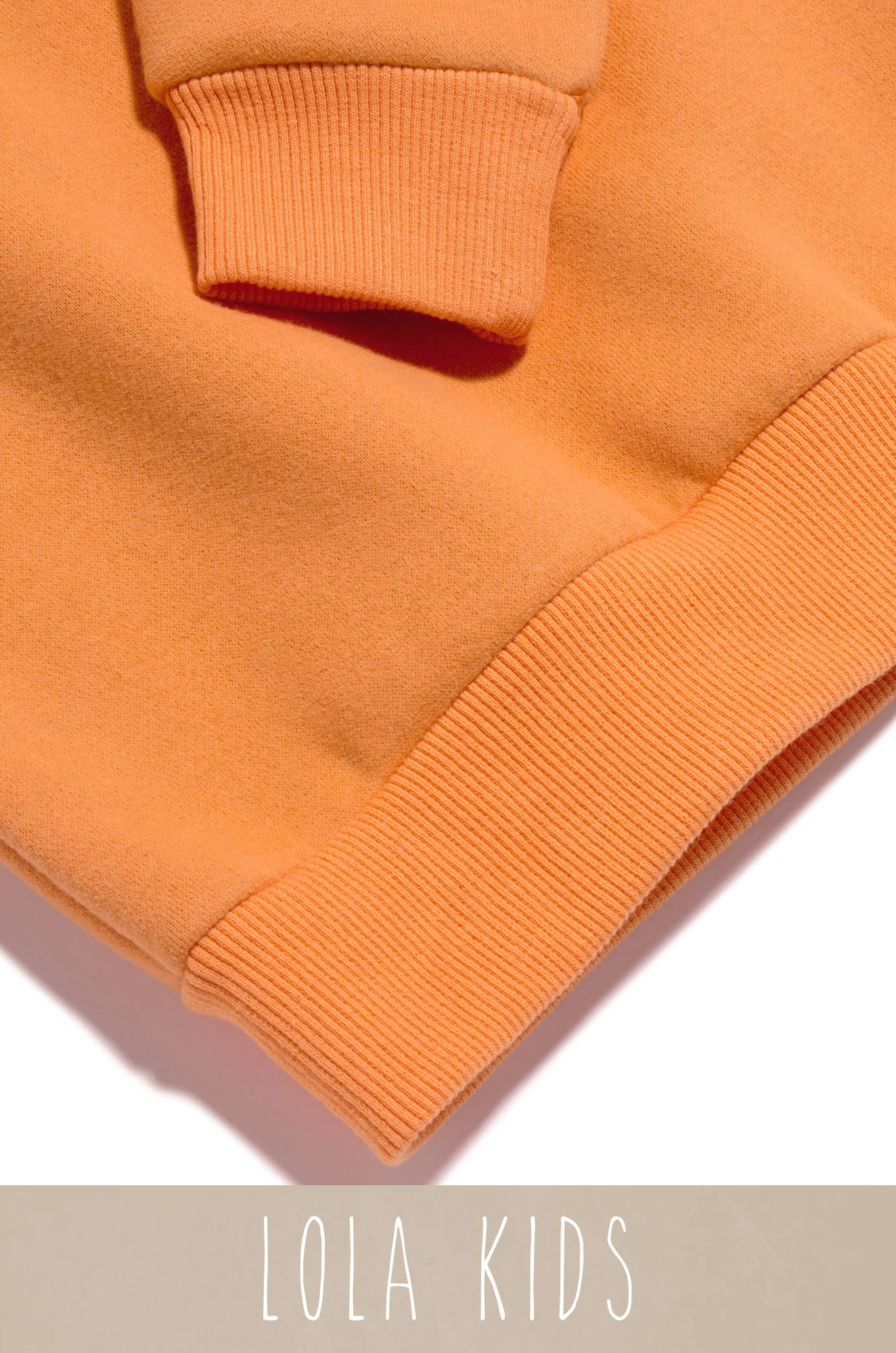Mini Cozy Feels Kids Crewneck Sweater - Orange - Image 3