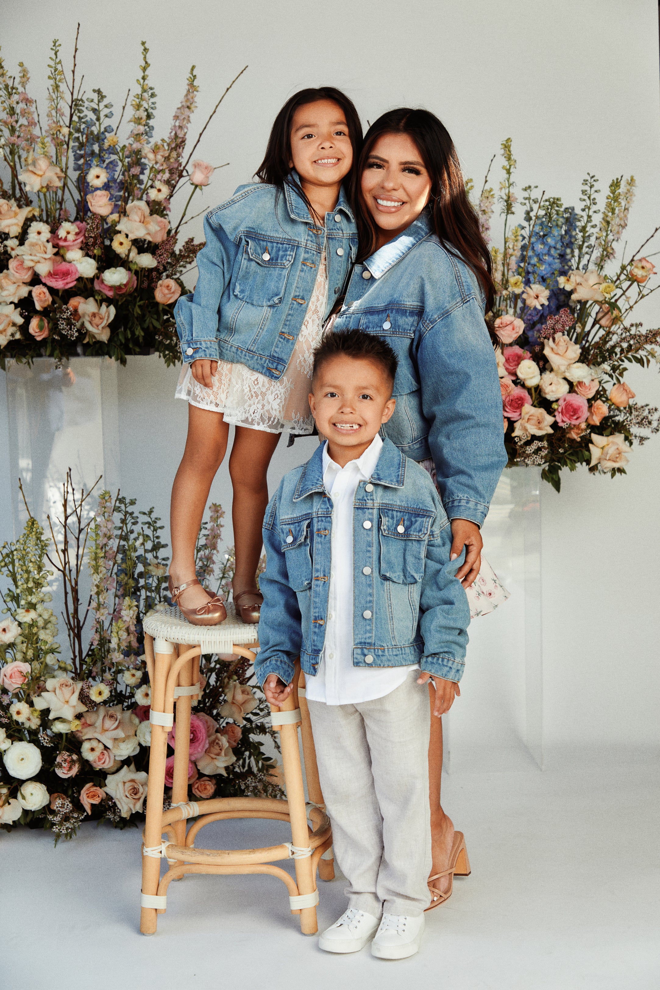 Mini Ella Denim Jacket - Denim - Image 4