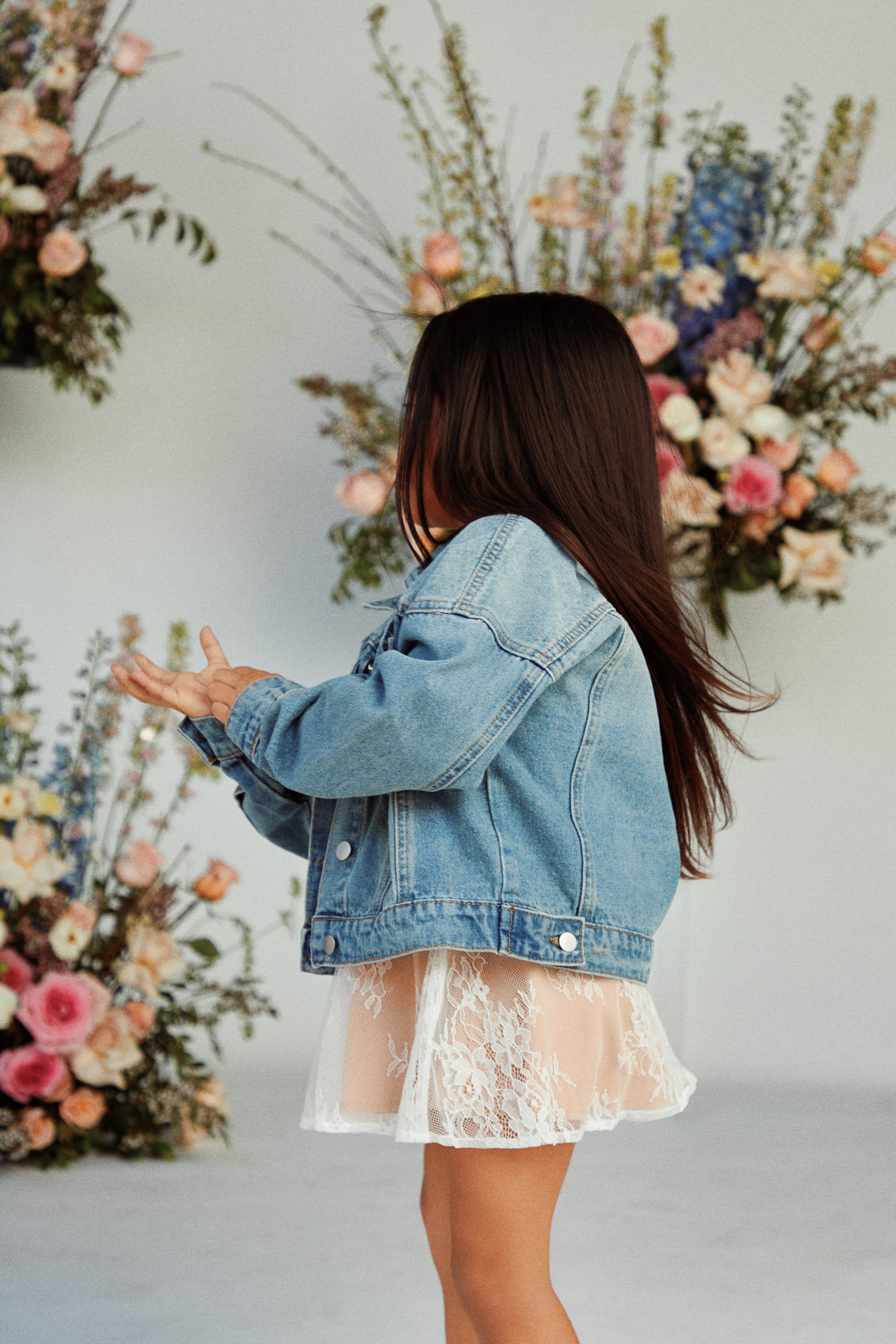 Mini Ella Denim Jacket - Denim - Image 6