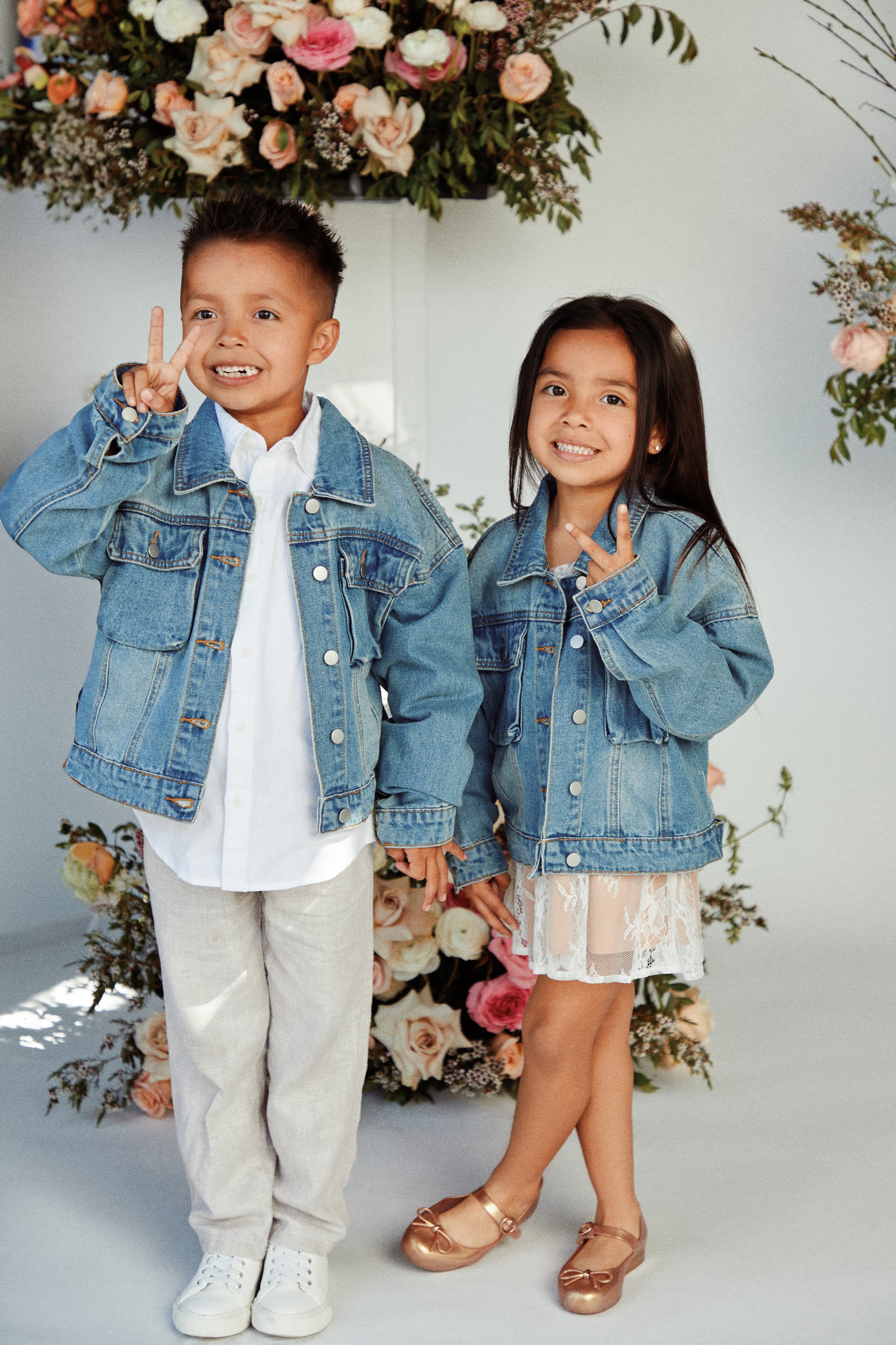 Mini Ella Denim Jacket - Denim - Image 7