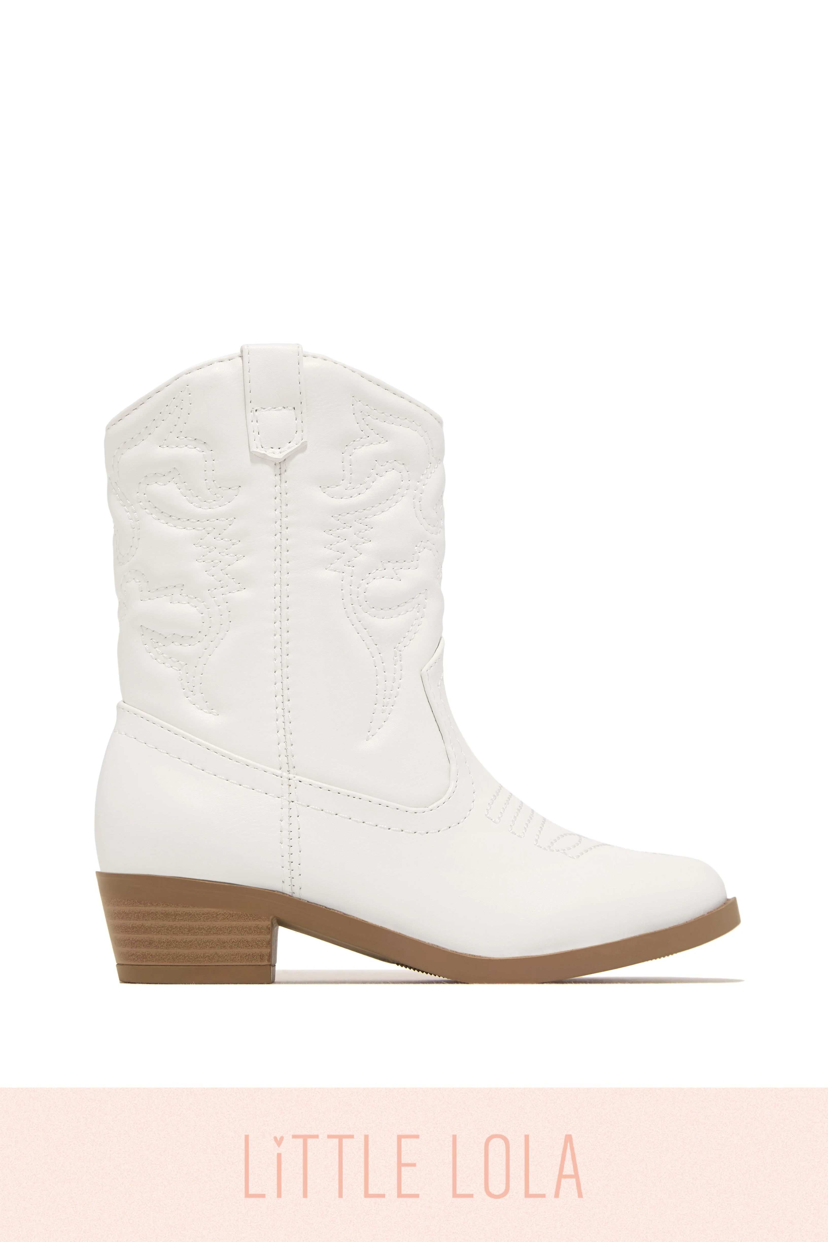 Mini Libby Kids Cowgirl Boots - Red - Image 9