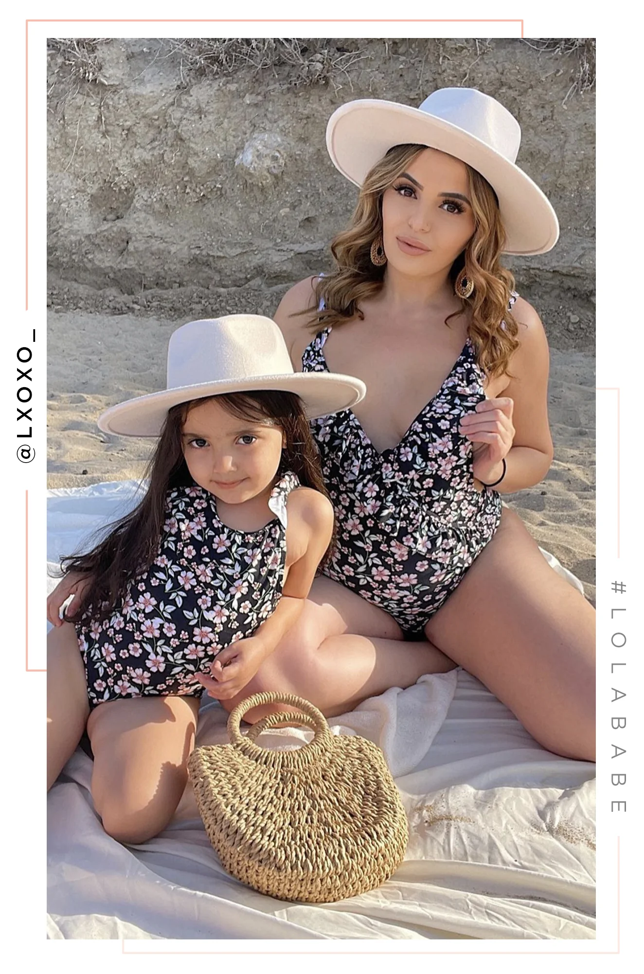 Mini Primavera Kids Flat Brim Hat - Ivory - Image 5