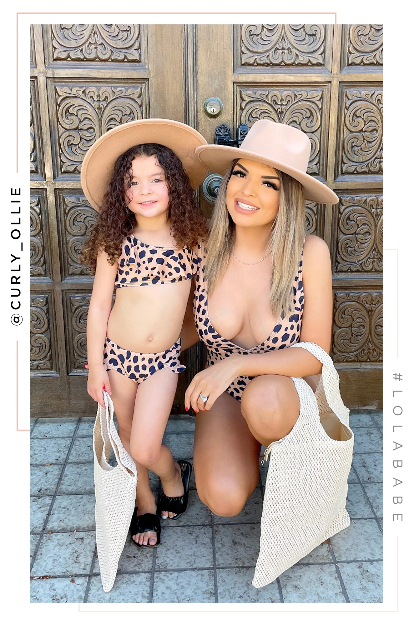 Mini Primavera Kids Flat Brim Hat - Nude - Image 6