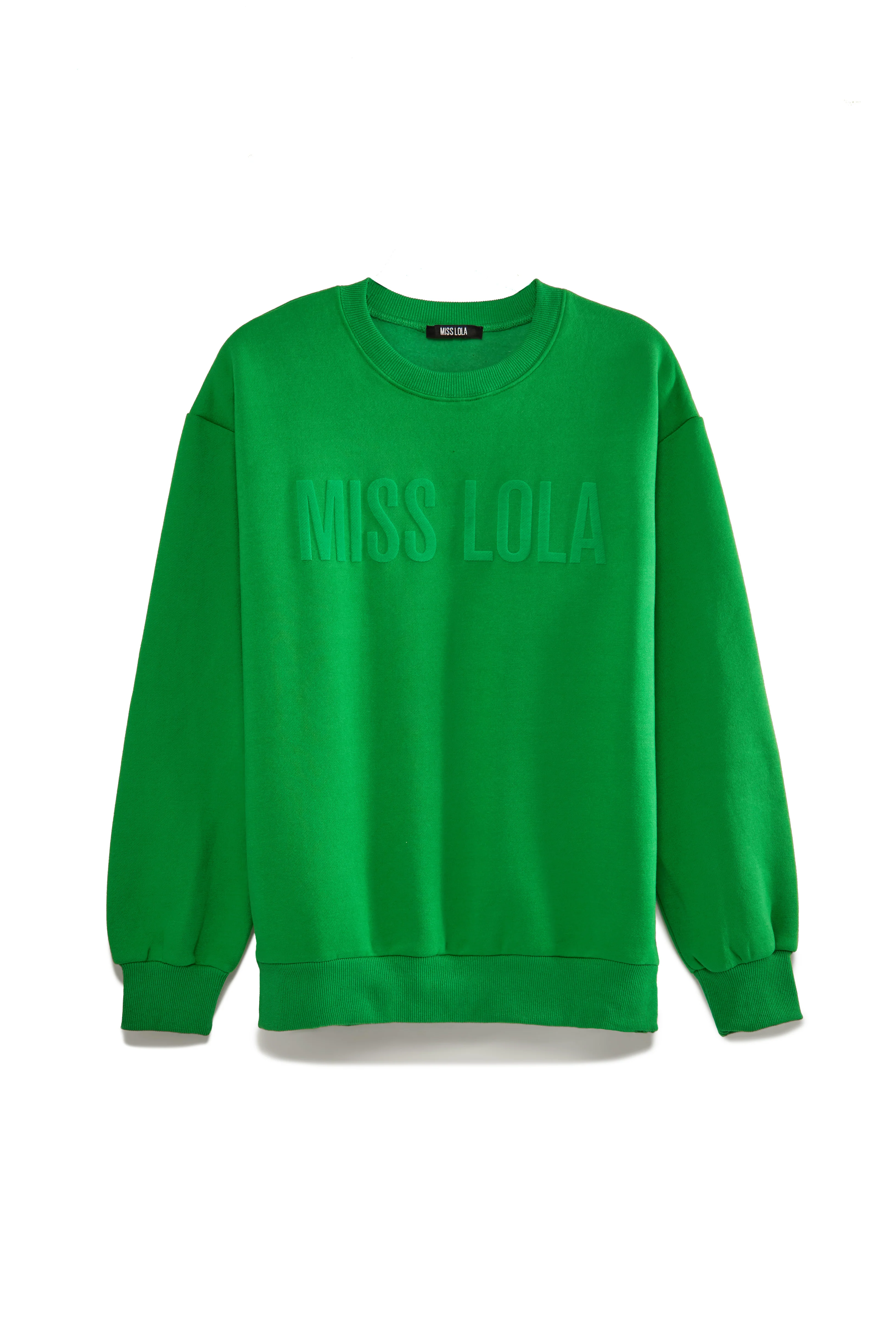 Miss Lola Exclusive Crewneck Sweater - Blue - Image 5