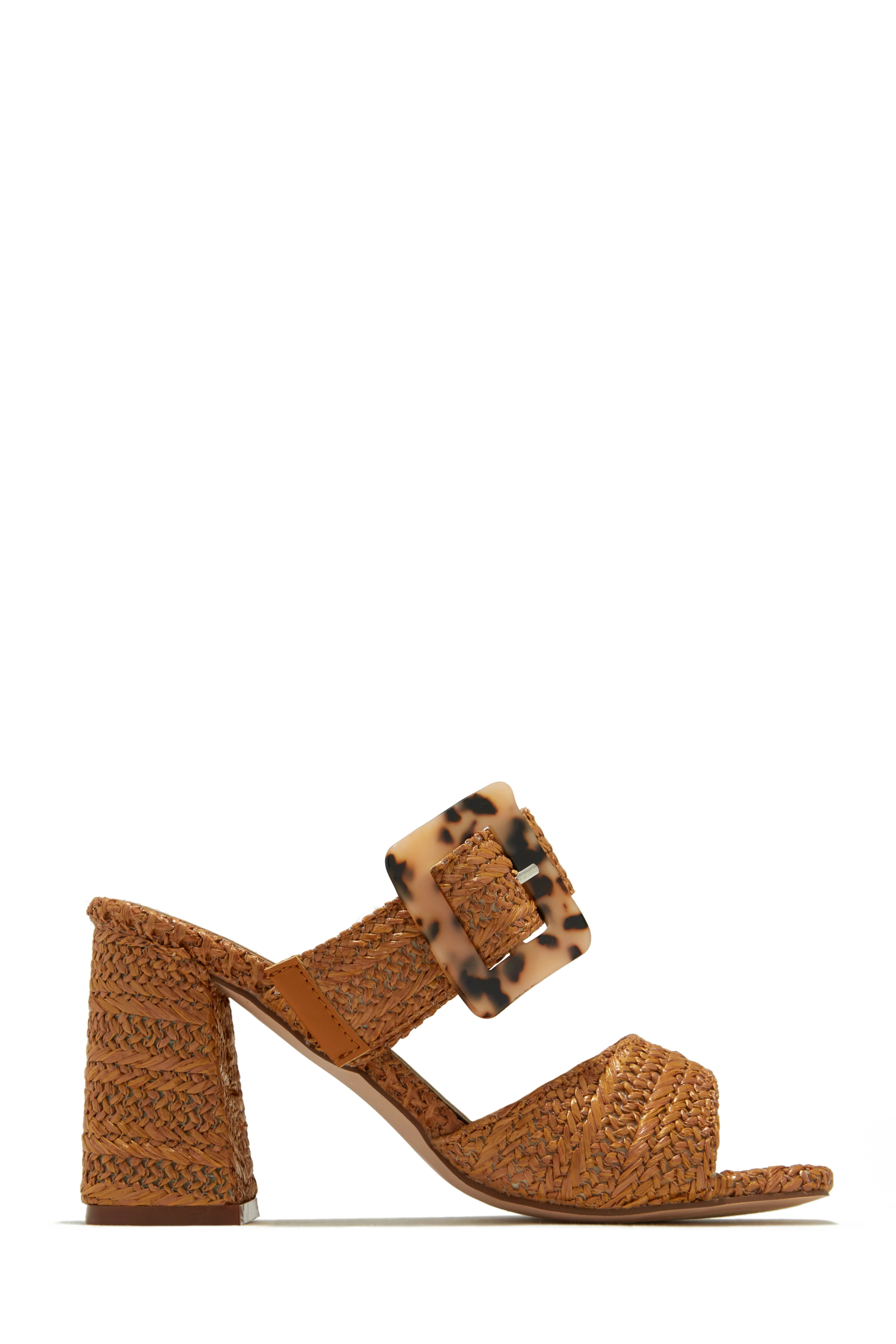 Naya Block Heel Mules - Black - Image 7