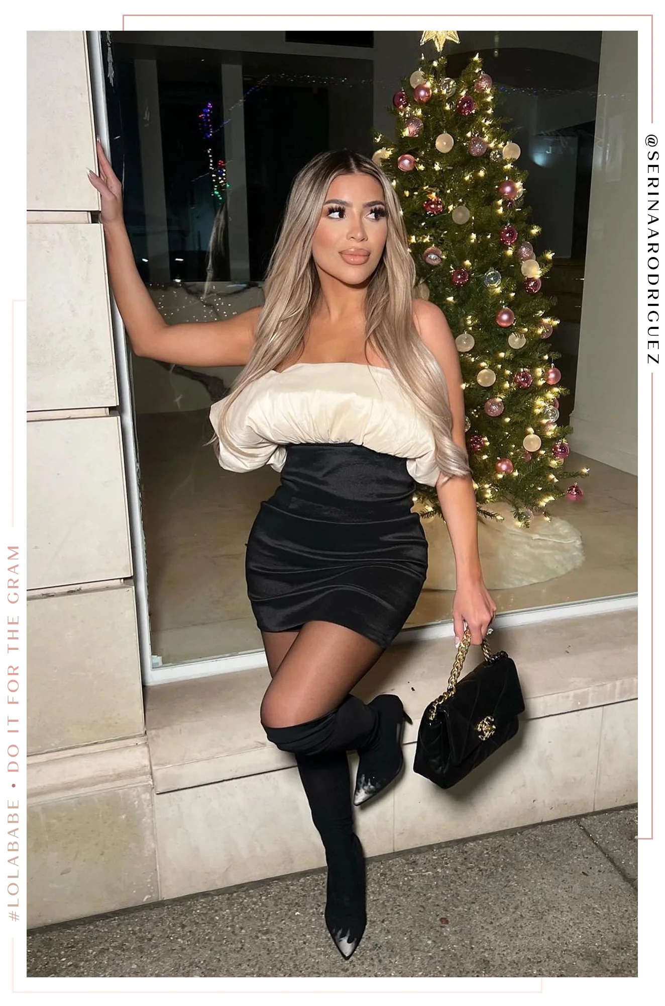 Need You Off Shoulder Mini Dress - Champagne - Image 3