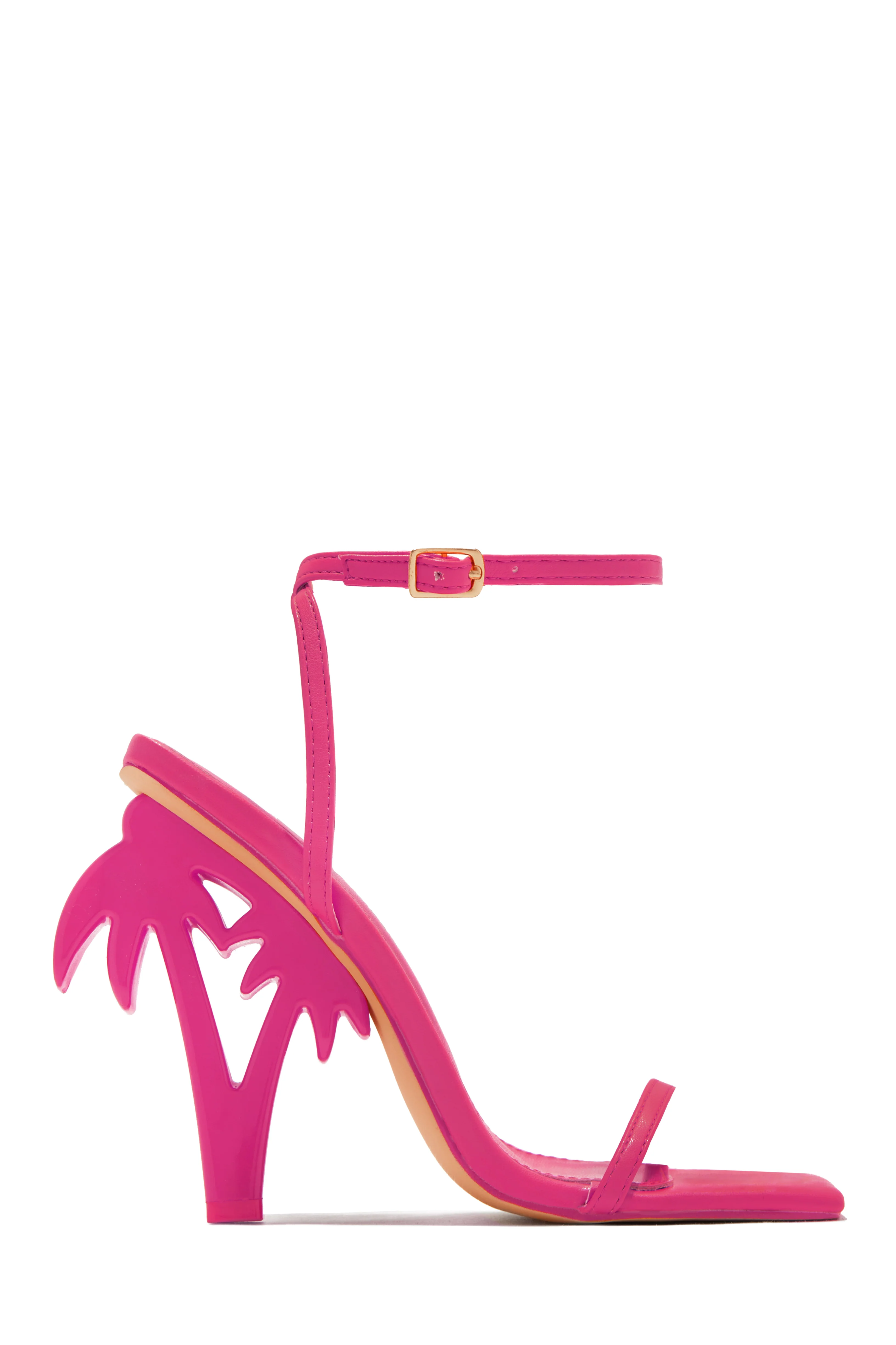 Palm Springs Palm Tree High Heels - Lime - Image 10