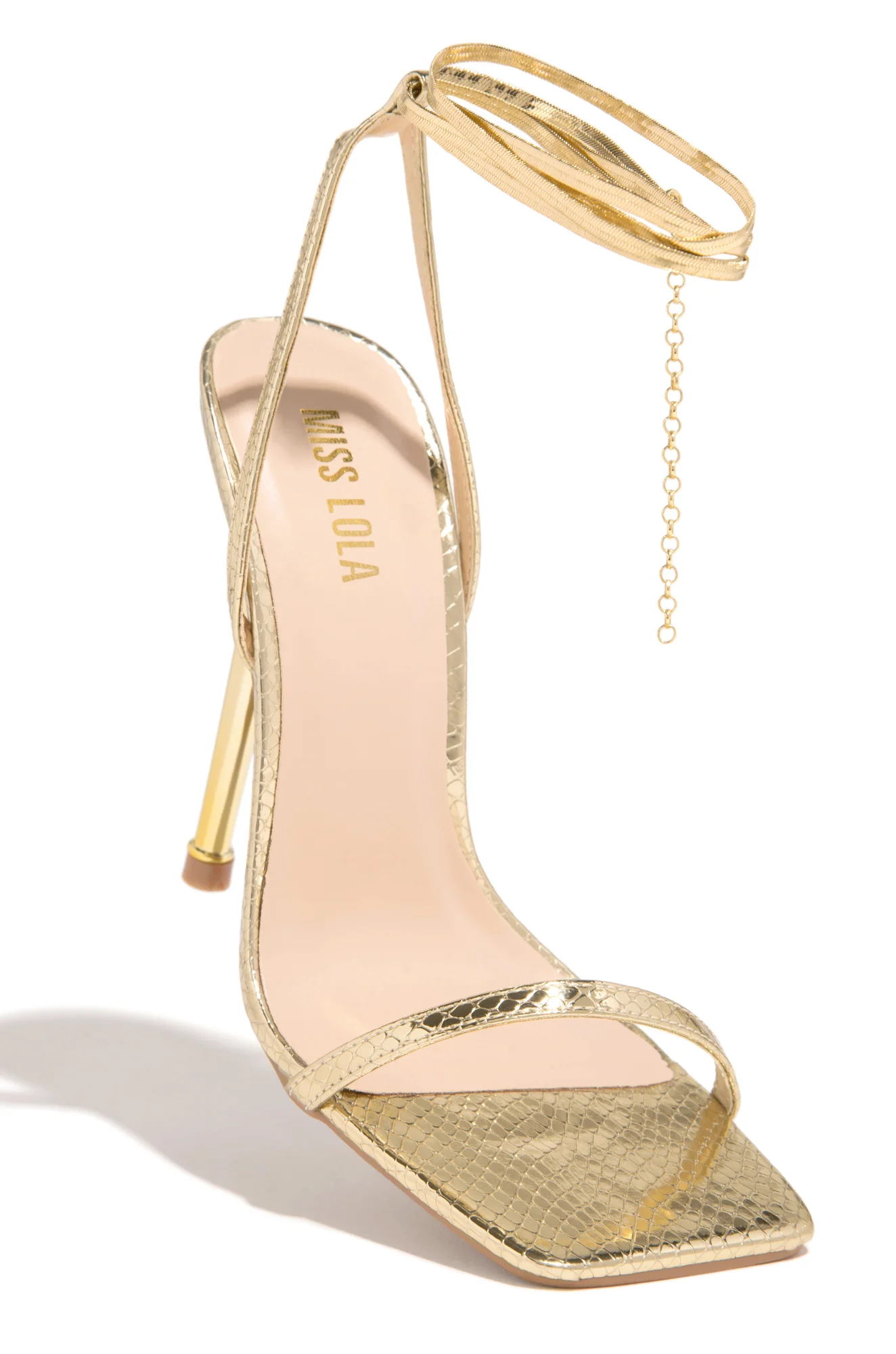 Perfect Affair Single Sole High Heels - Silver - Image 7