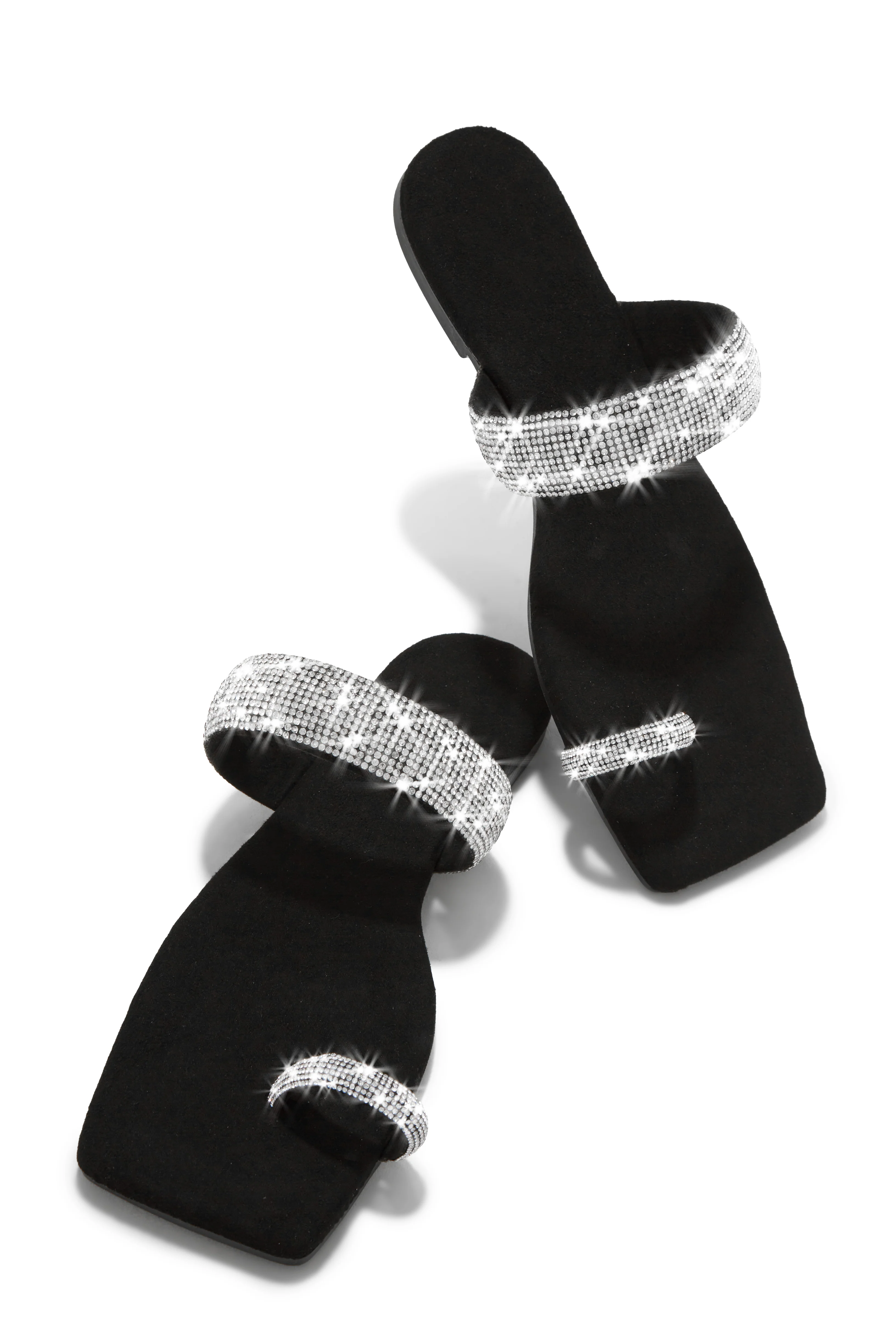 Playa Blanca Embellished Slip On Sandals - Silver - Image 6