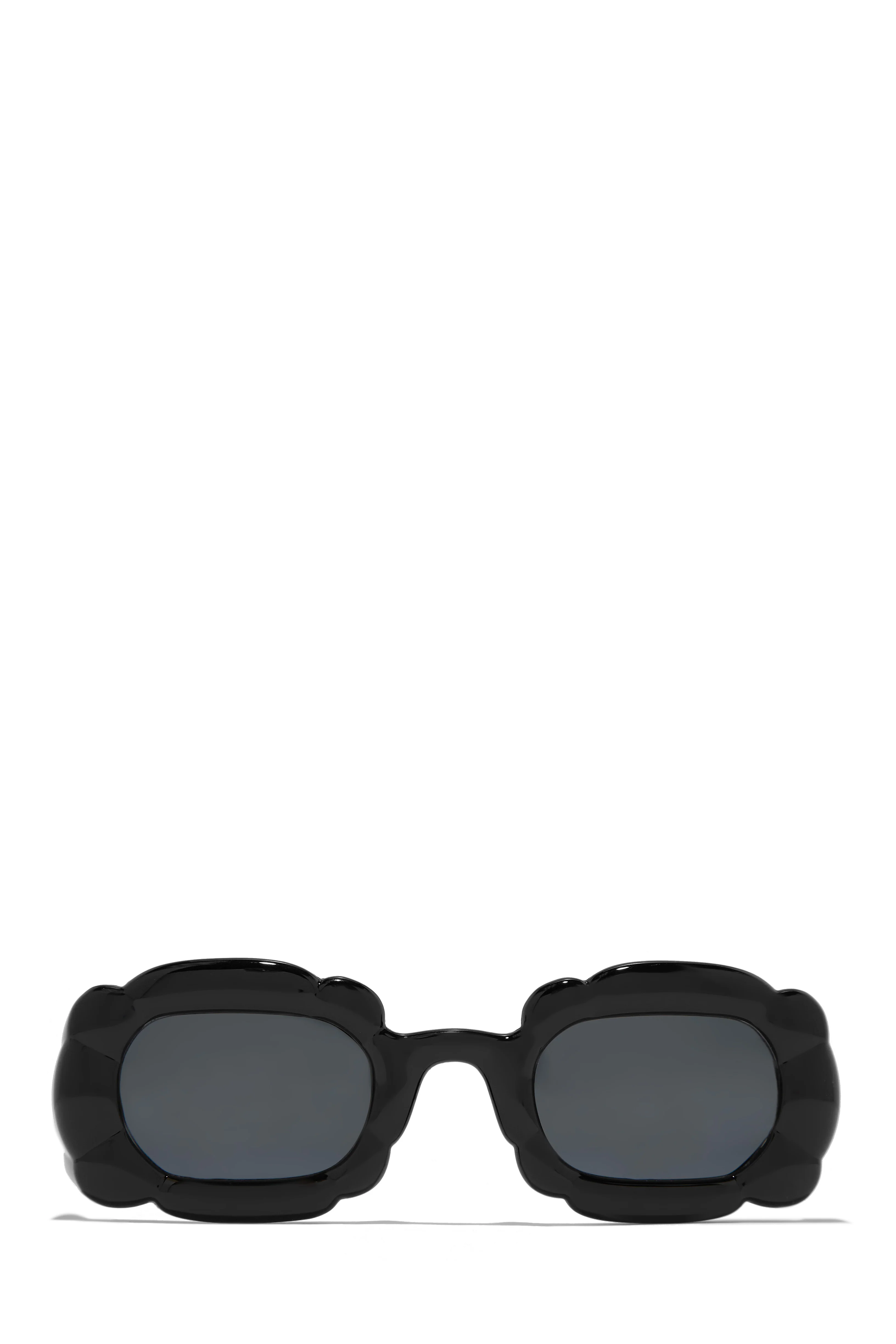 Pure Honey Unique Standout Frame Sunglasses - Black - Image 5
