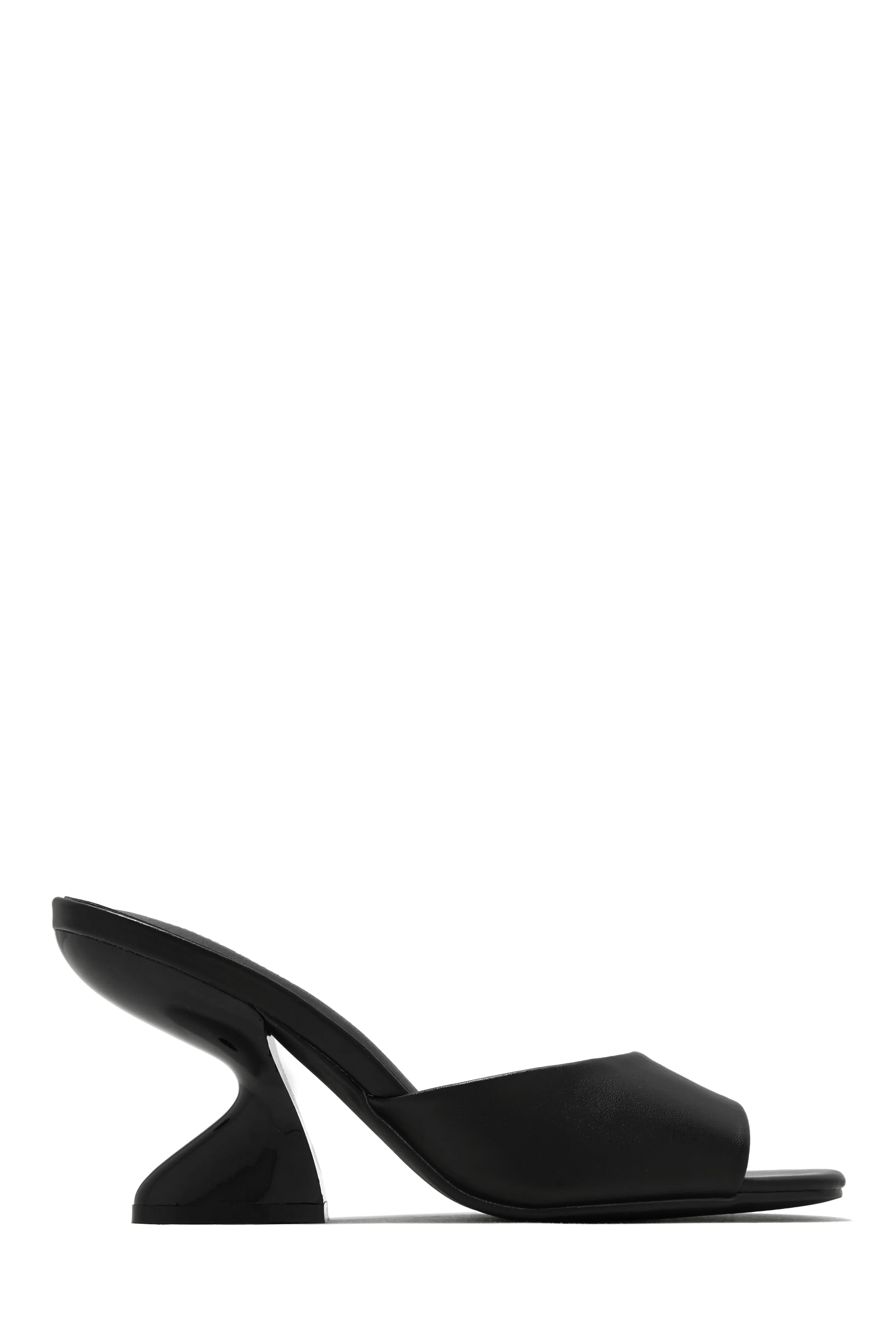 Racquel Mid Heel Mules - Metallic Pink - Image 8