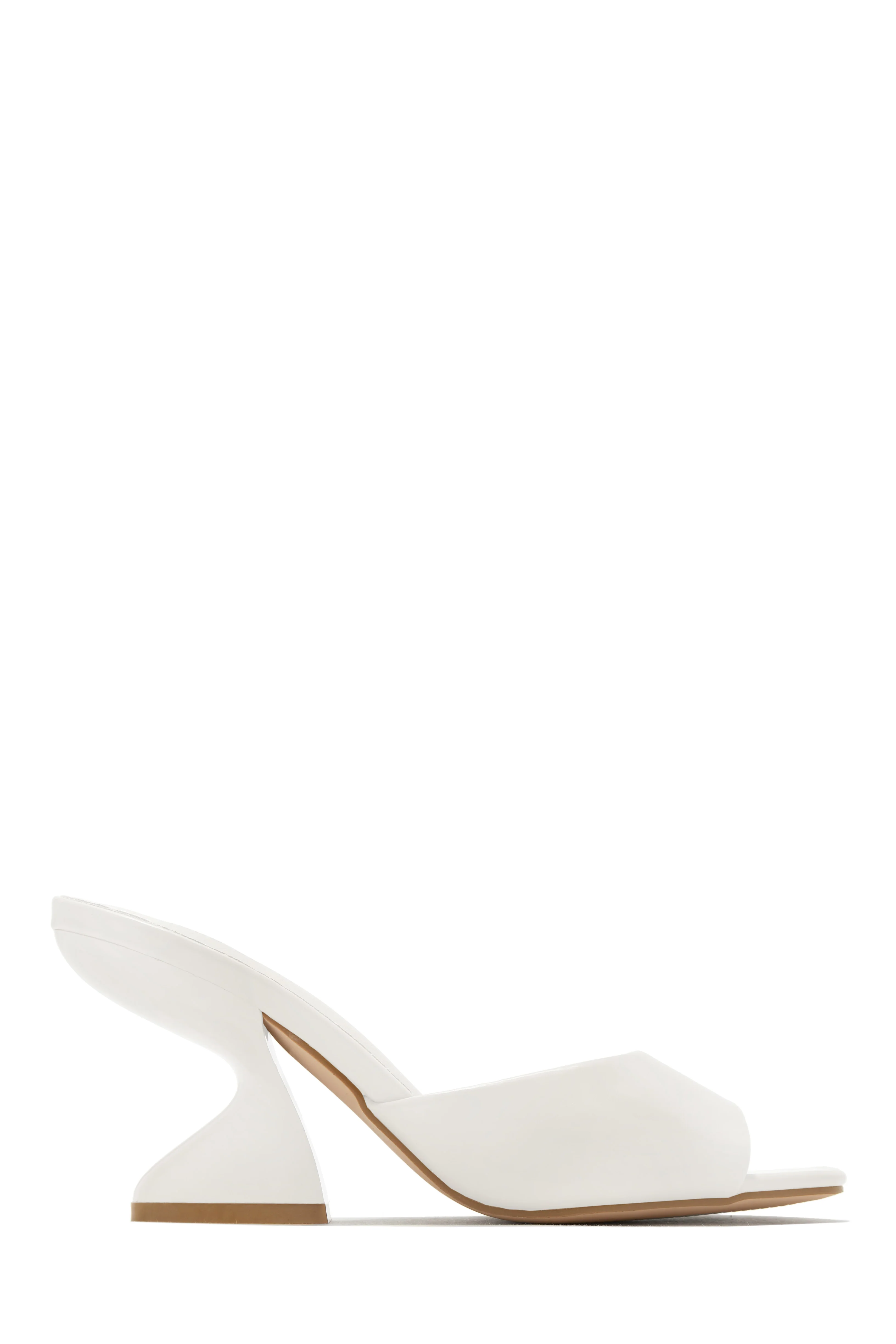 Racquel Mid Heel Mules - Silver - Image 11