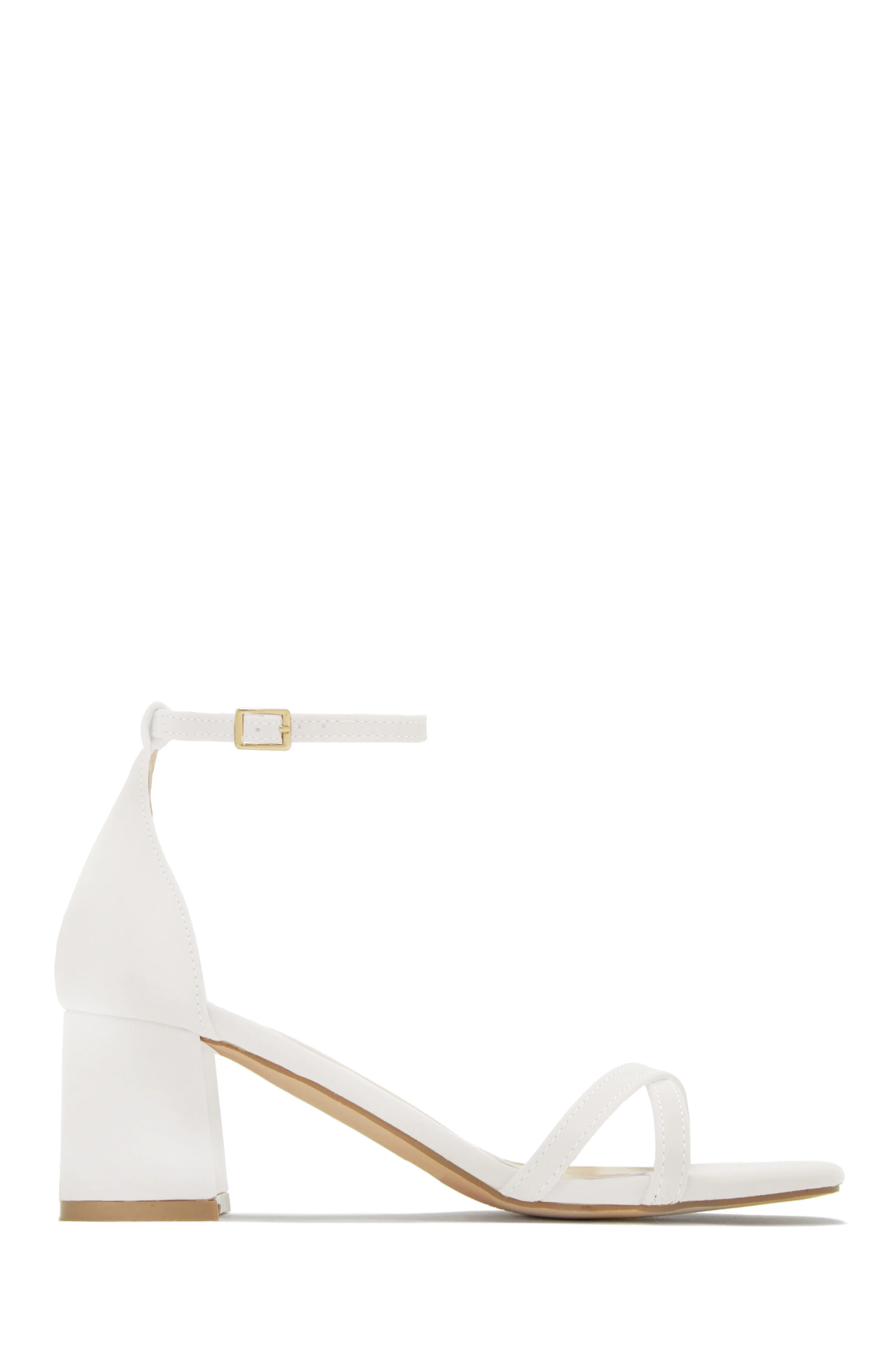 Rae Block Mid Heels - Silver - Image 8