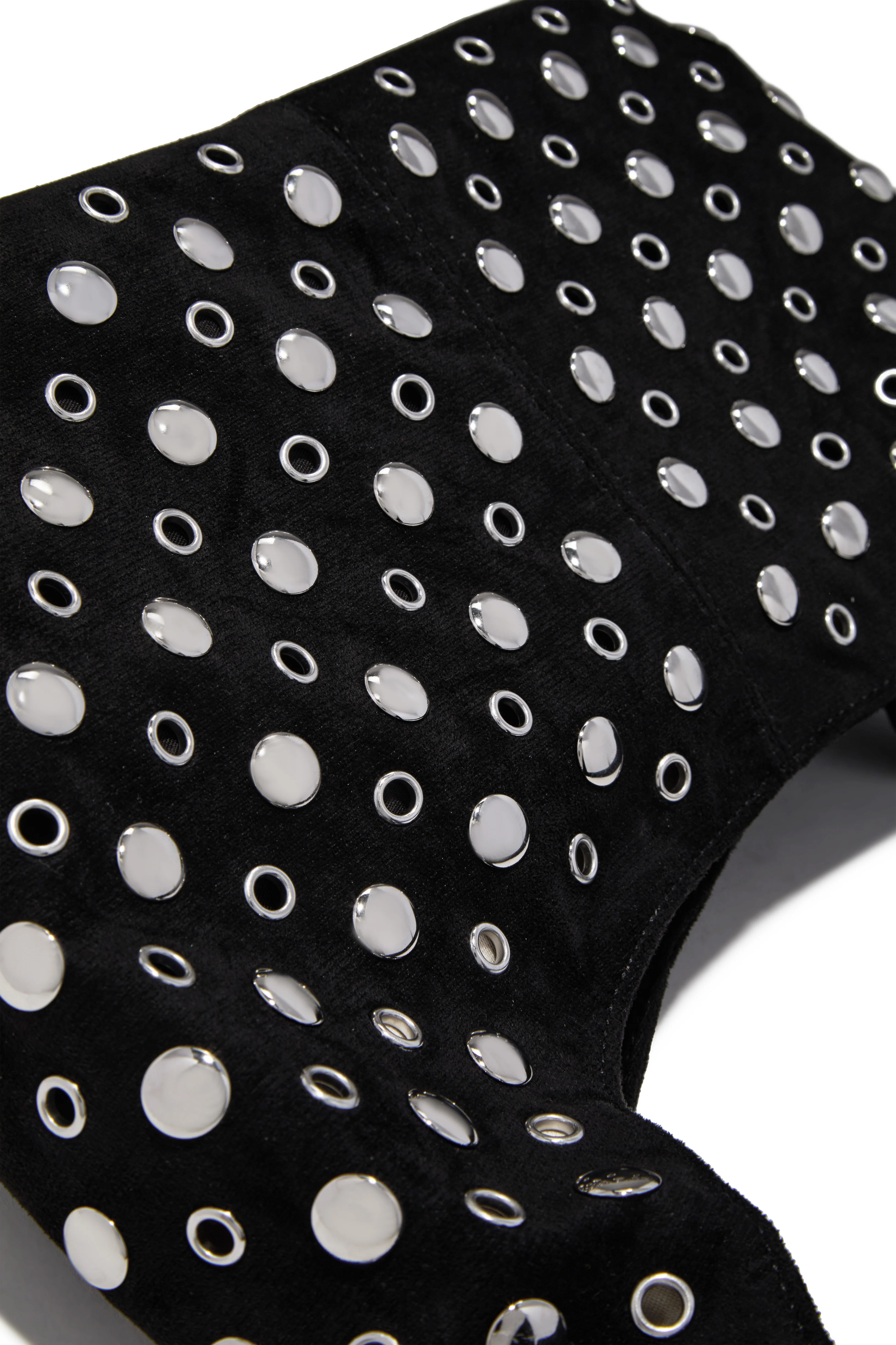Raya Studded Shoulder Bag - Black - Image 3