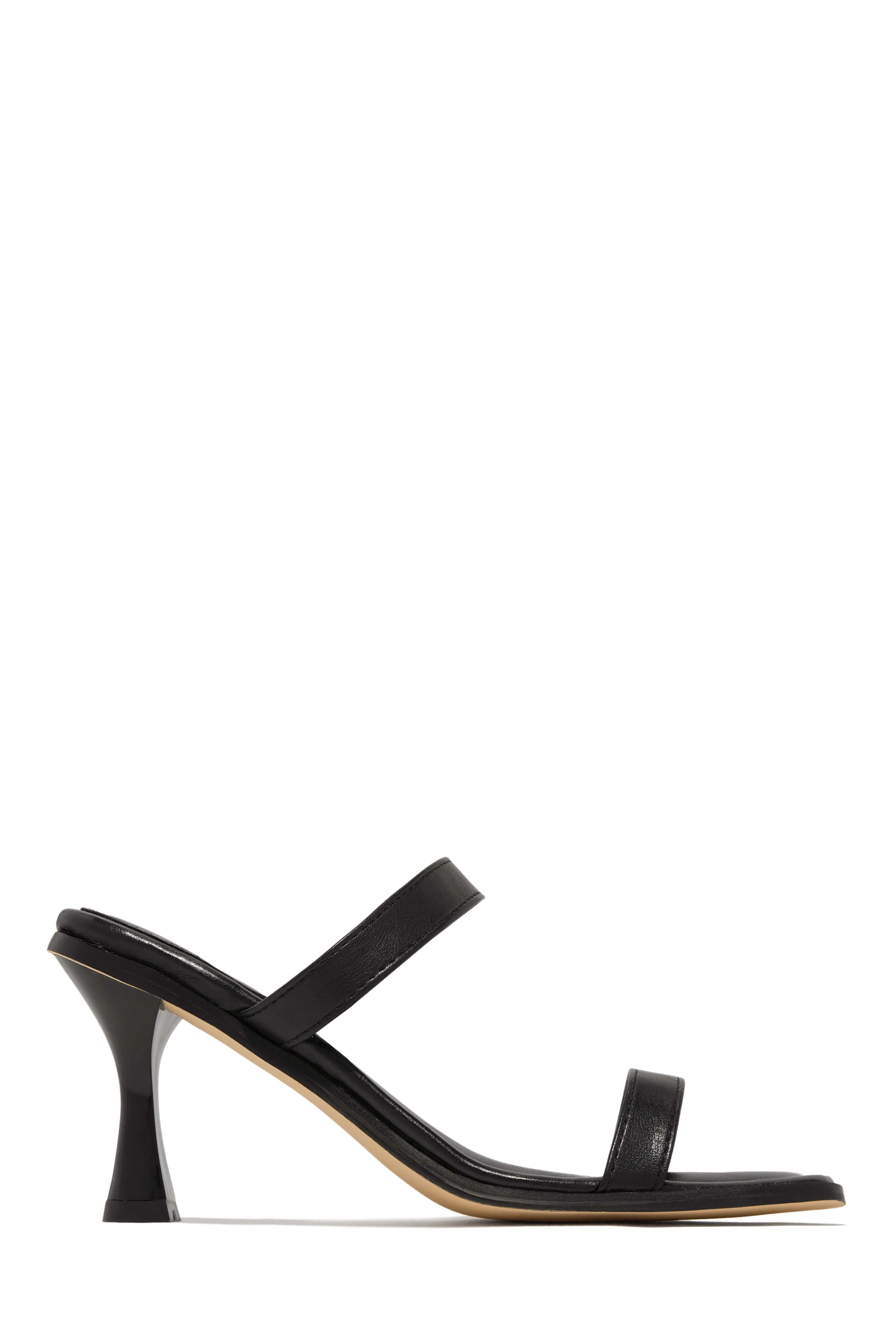 Raylen Mid Heel Mules - White - Image 7