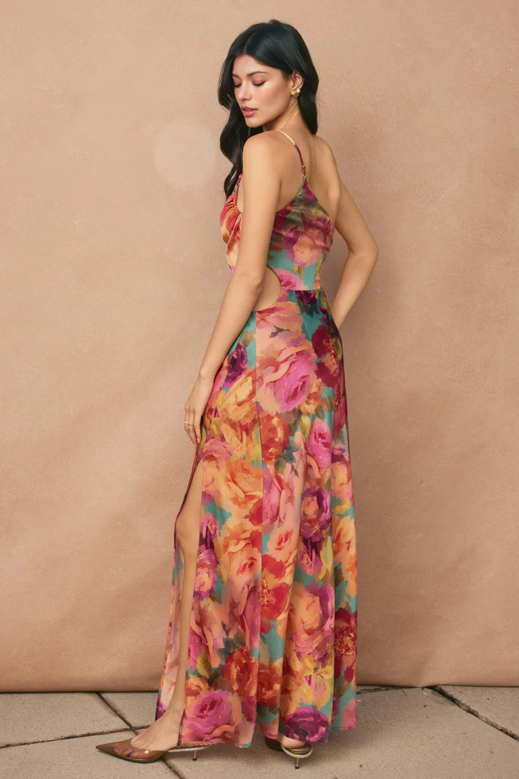 Rosabella Sleeveless Maxi Dress - Floral Multi - Image 2