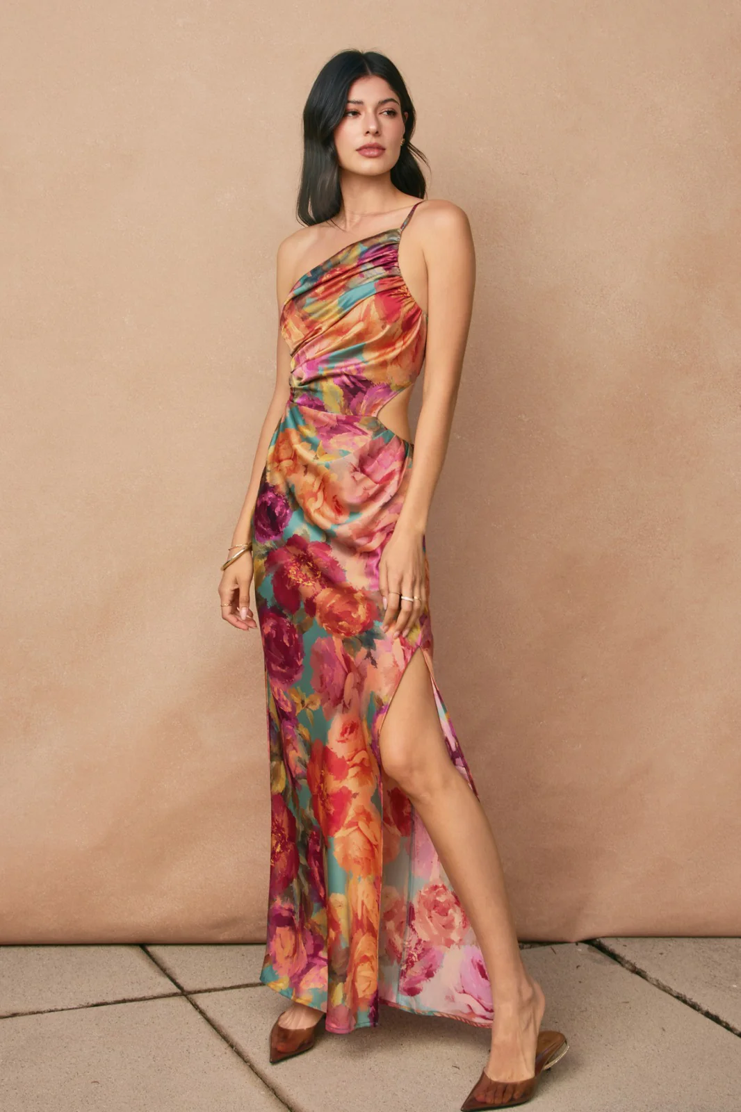 Rosabella Sleeveless Maxi Dress - Floral Multi - Image 3
