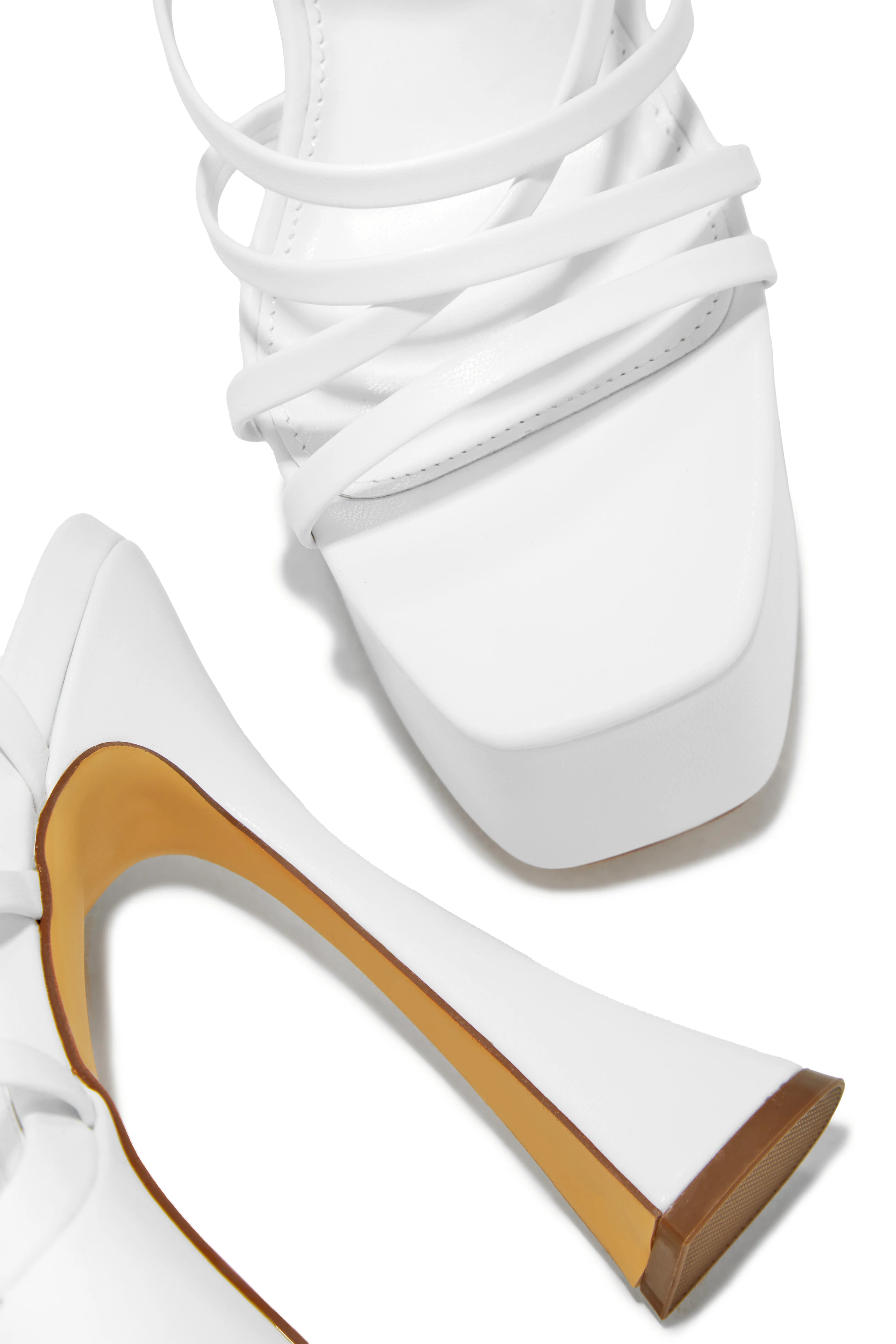 Rozalia Platform High Heels - White - Image 5
