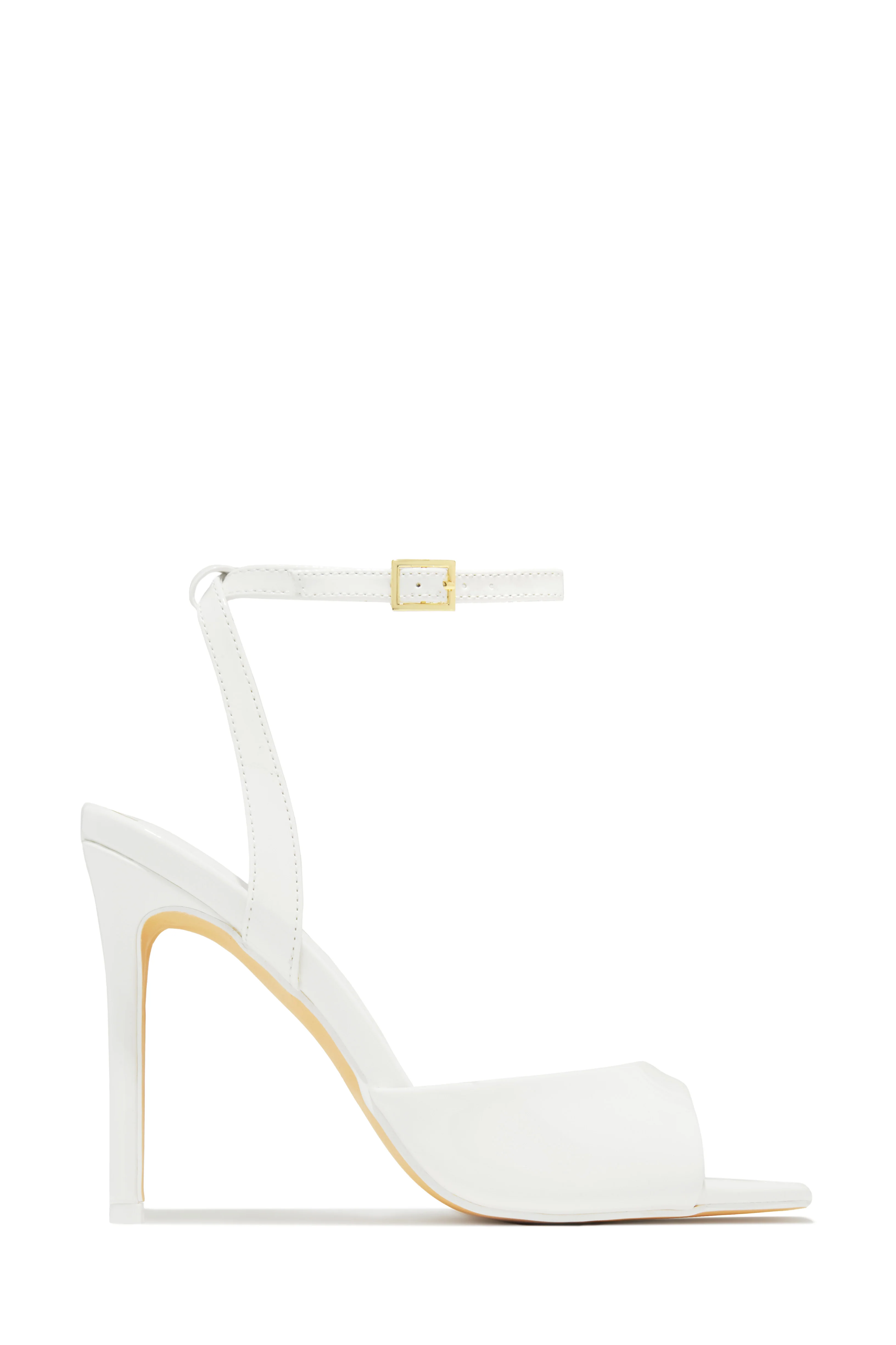 Rubi Mary Jane Strap Heels - White - Image 5