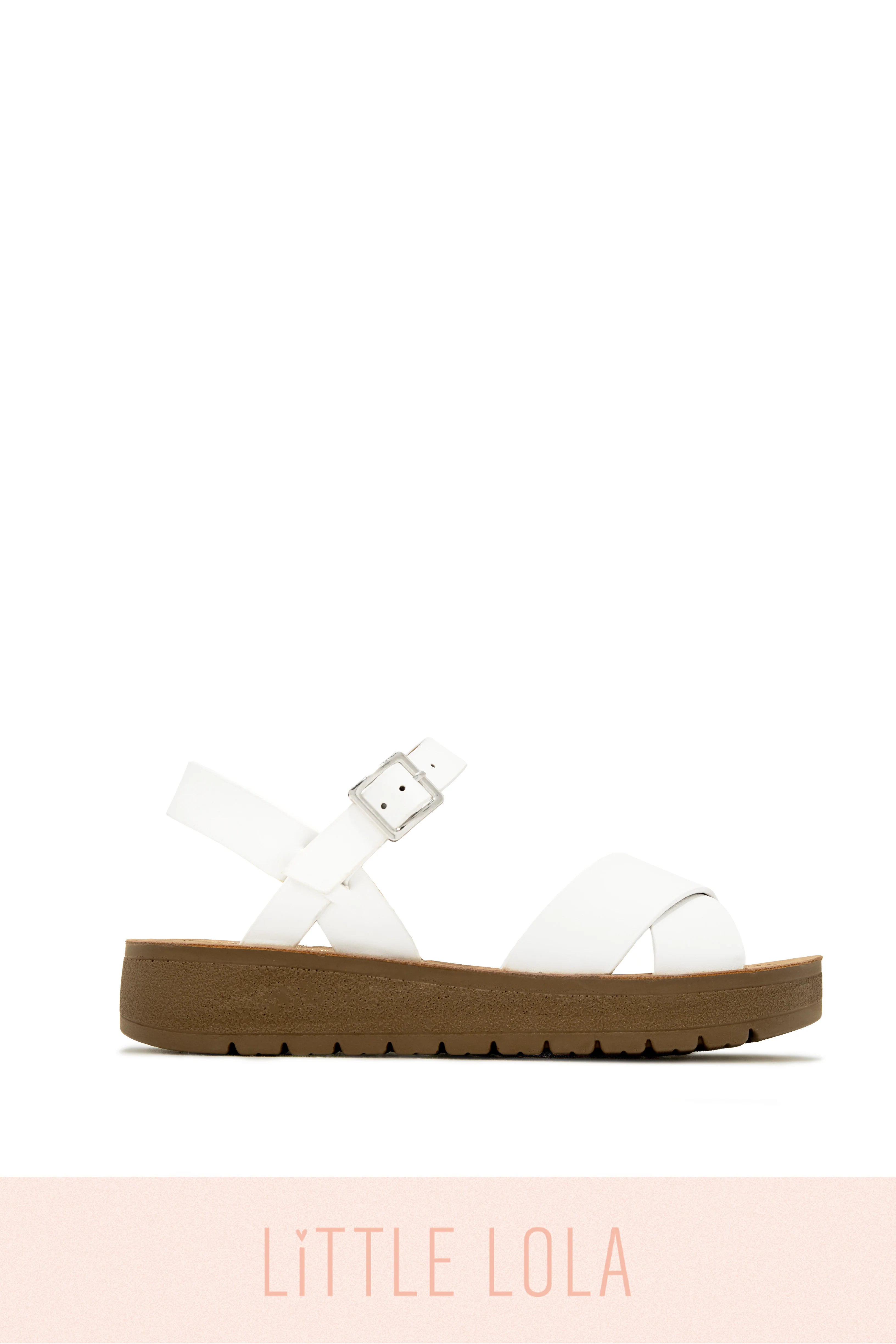 Sandy Days Kids Flat Sandals - Black - Image 5