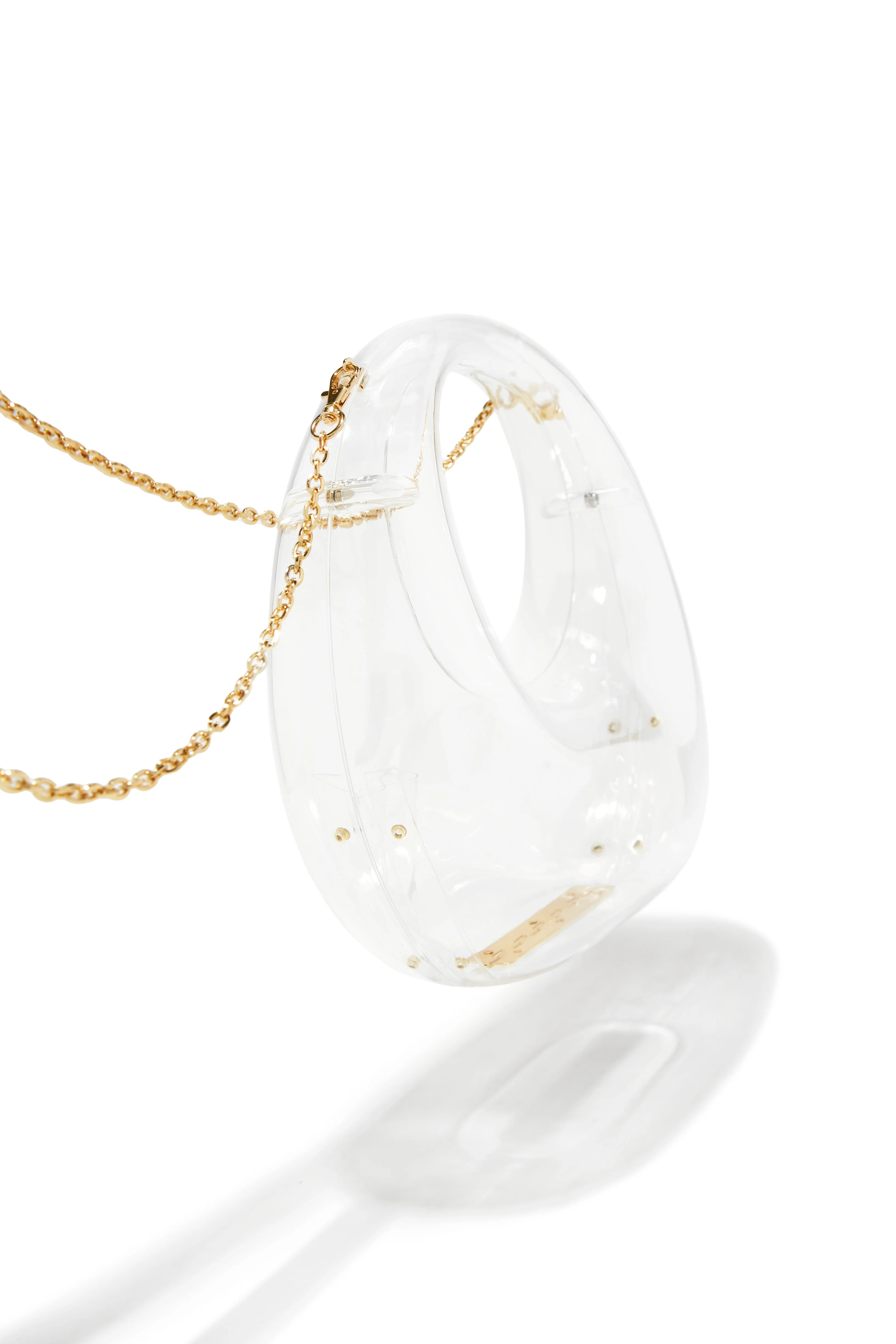 Sasha Clear Acrylic Handbag - Clear - Image 6
