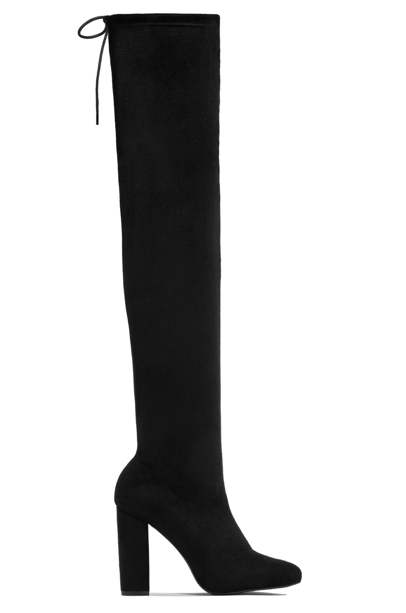 Set The Bar Over The Knee Block High Heel Boots - Taupe - Image 10