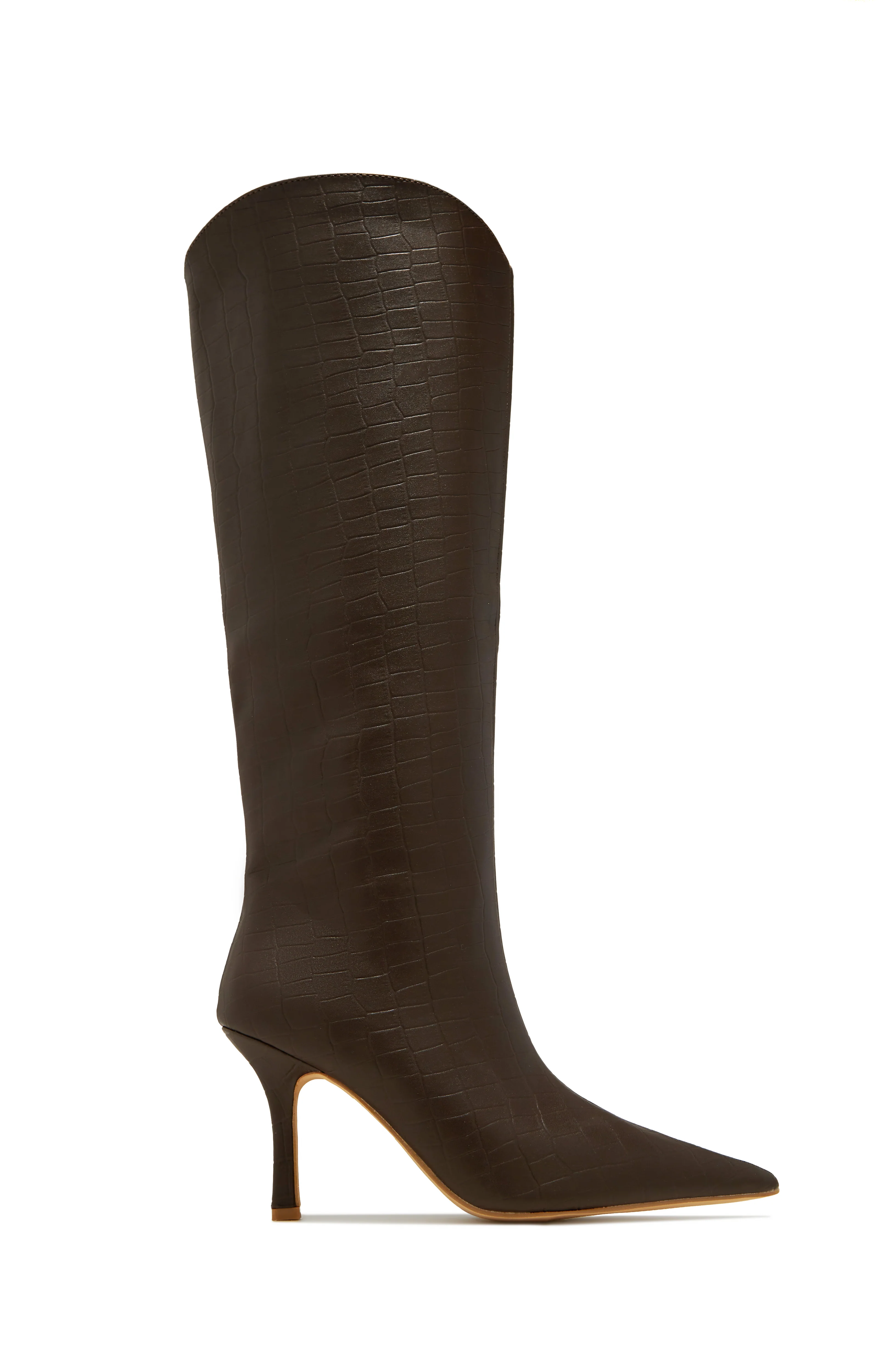 Shyla Knee High Boots - Ivory - Image 10